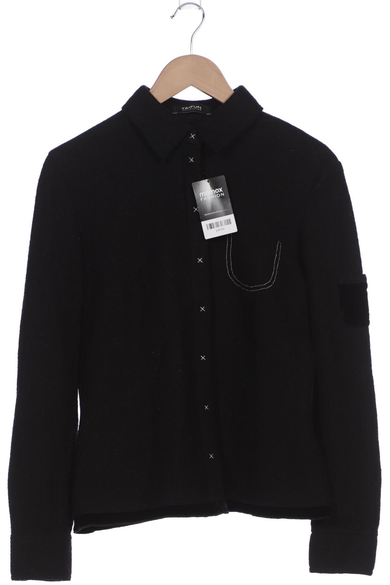 

Taifun Damen Strickjacke, schwarz, Gr. 40