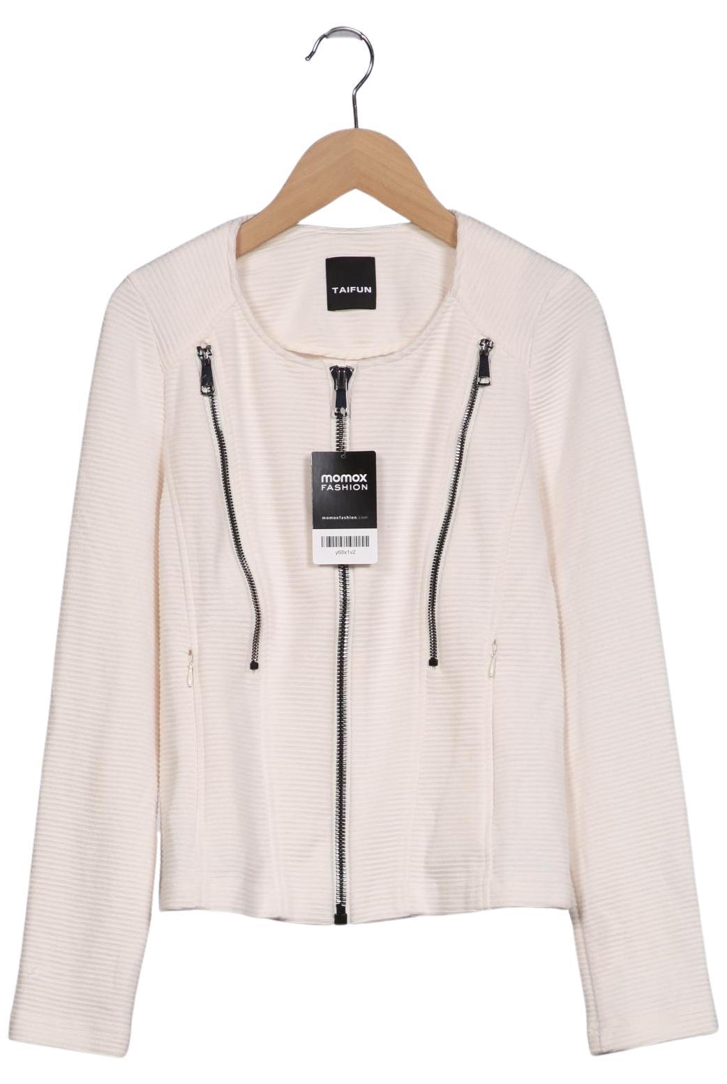 

Taifun Damen Strickjacke, cremeweiß, Gr. 36