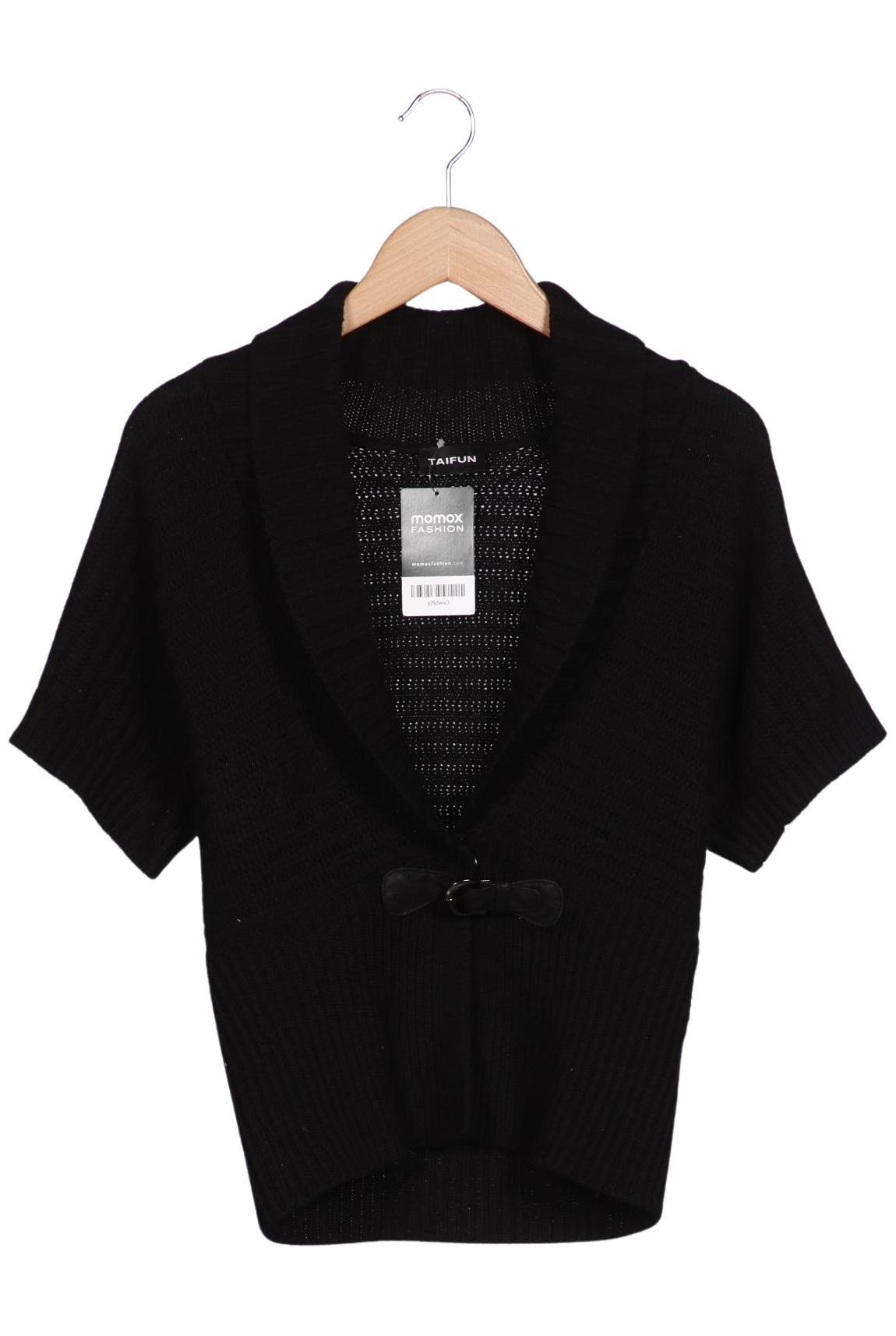 

Taifun Damen Strickjacke, schwarz, Gr. 38