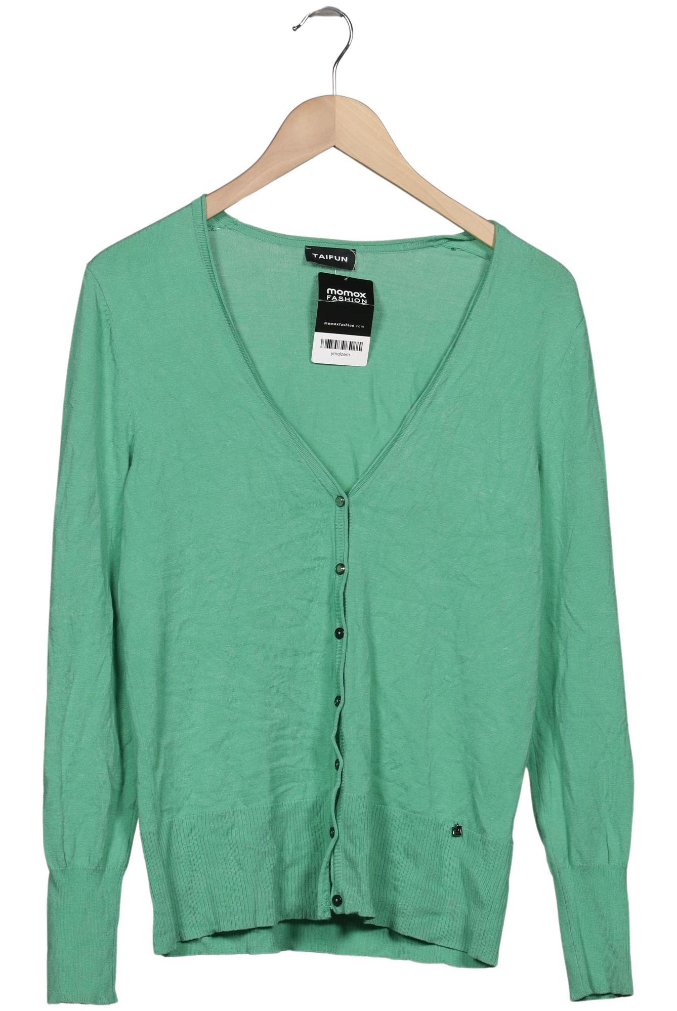 

Taifun Damen Strickjacke, türkis, Gr. 40