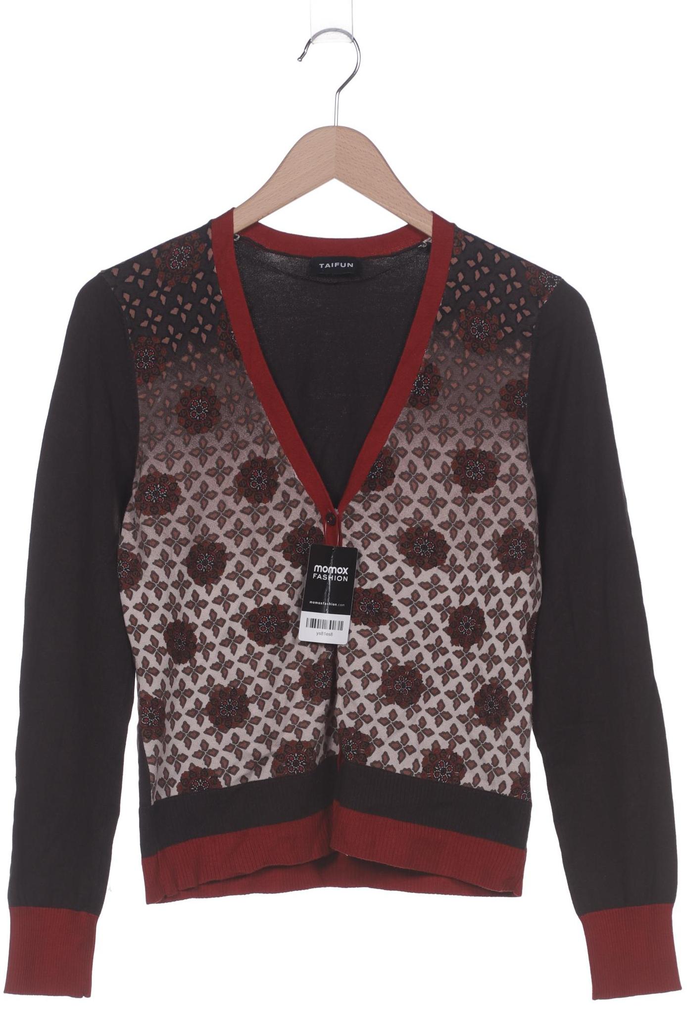 

Taifun Damen Strickjacke, braun, Gr. 38
