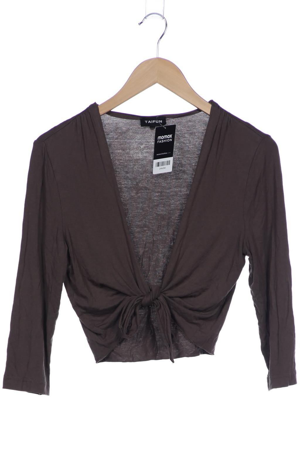 

Taifun Damen Strickjacke, grau, Gr. 40