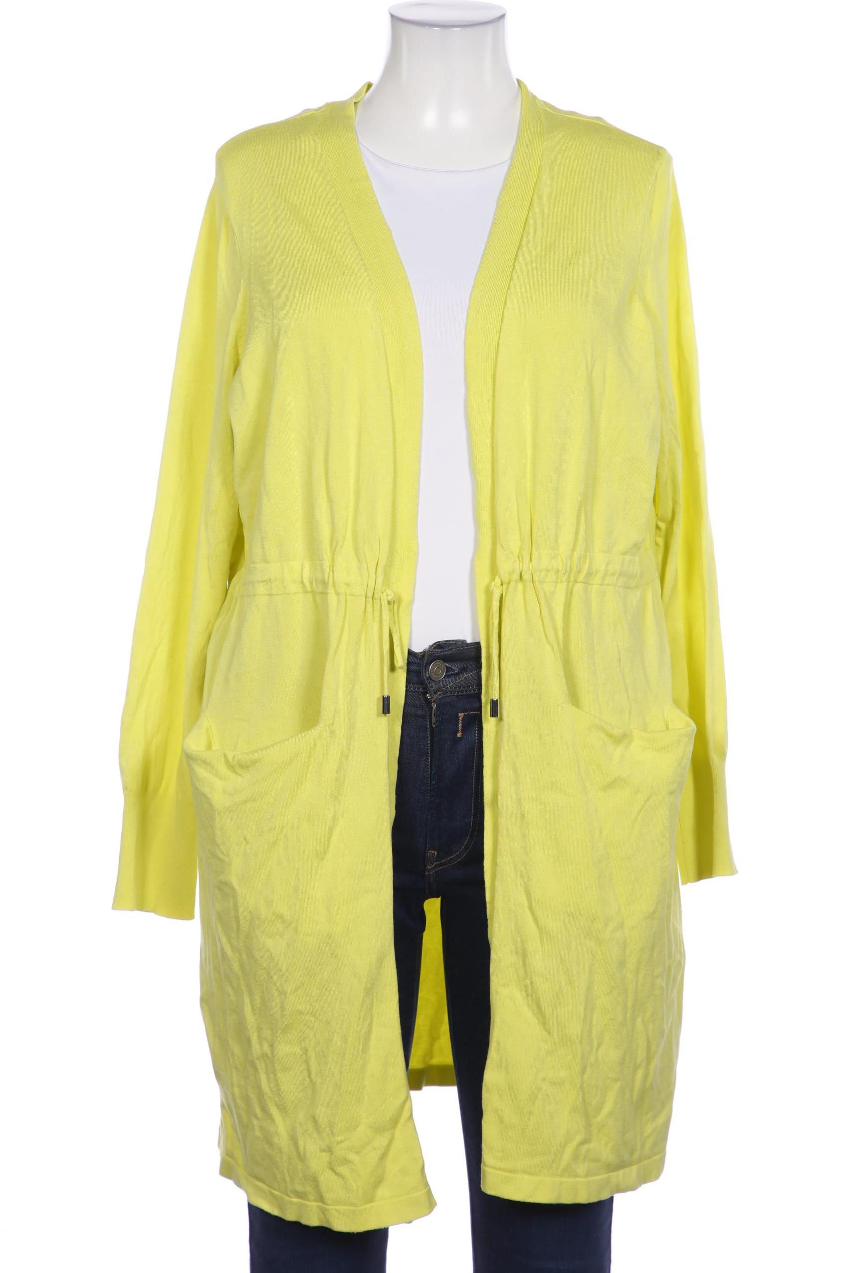 

Taifun Damen Strickjacke, gelb, Gr. 42