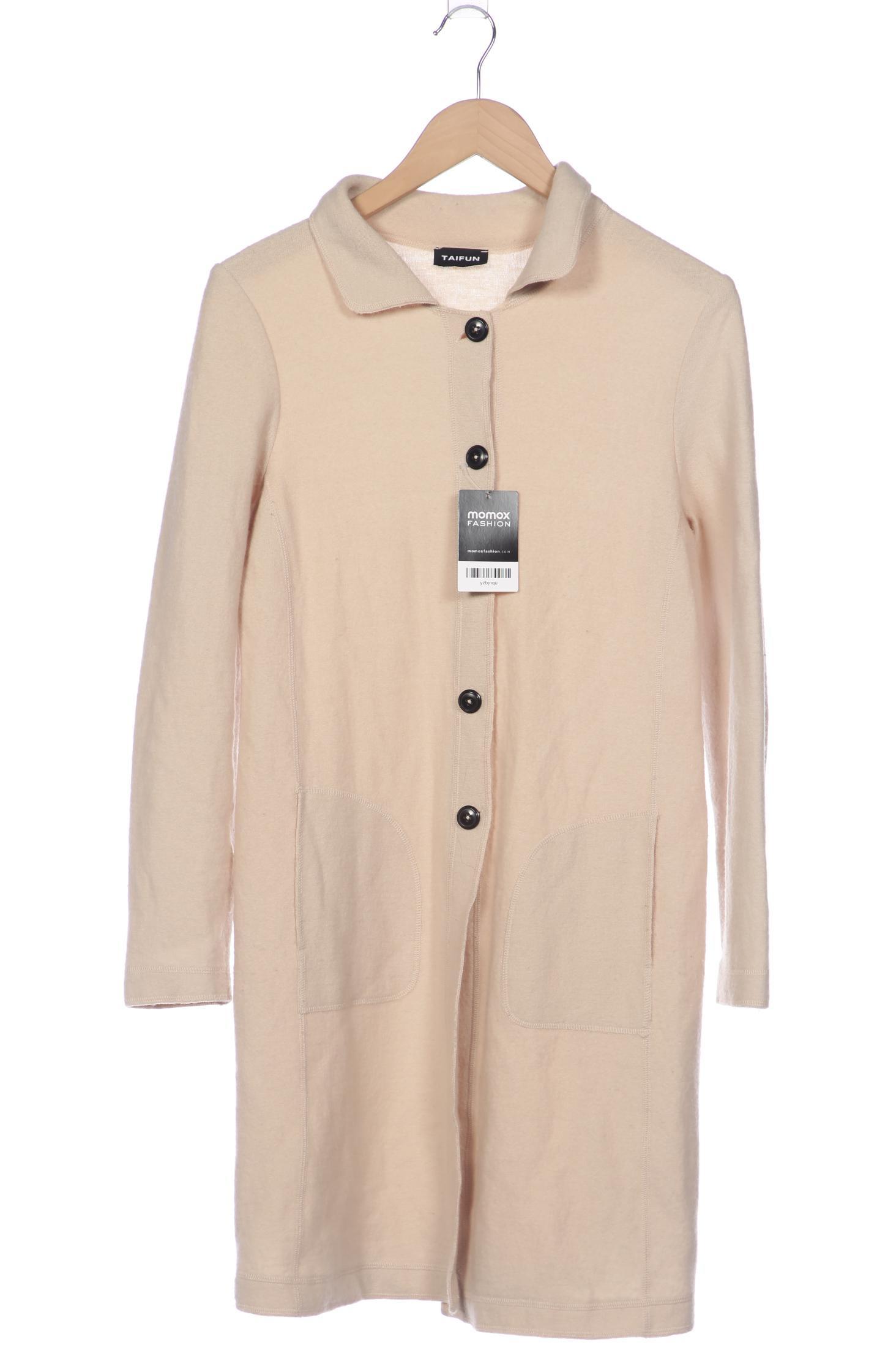 

Taifun Damen Strickjacke, beige, Gr. 40