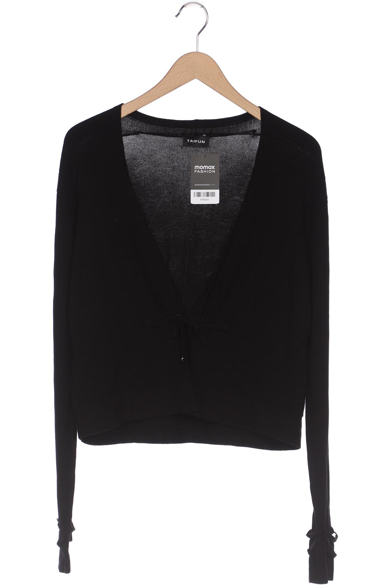 

Taifun Damen Strickjacke, schwarz, Gr. 42