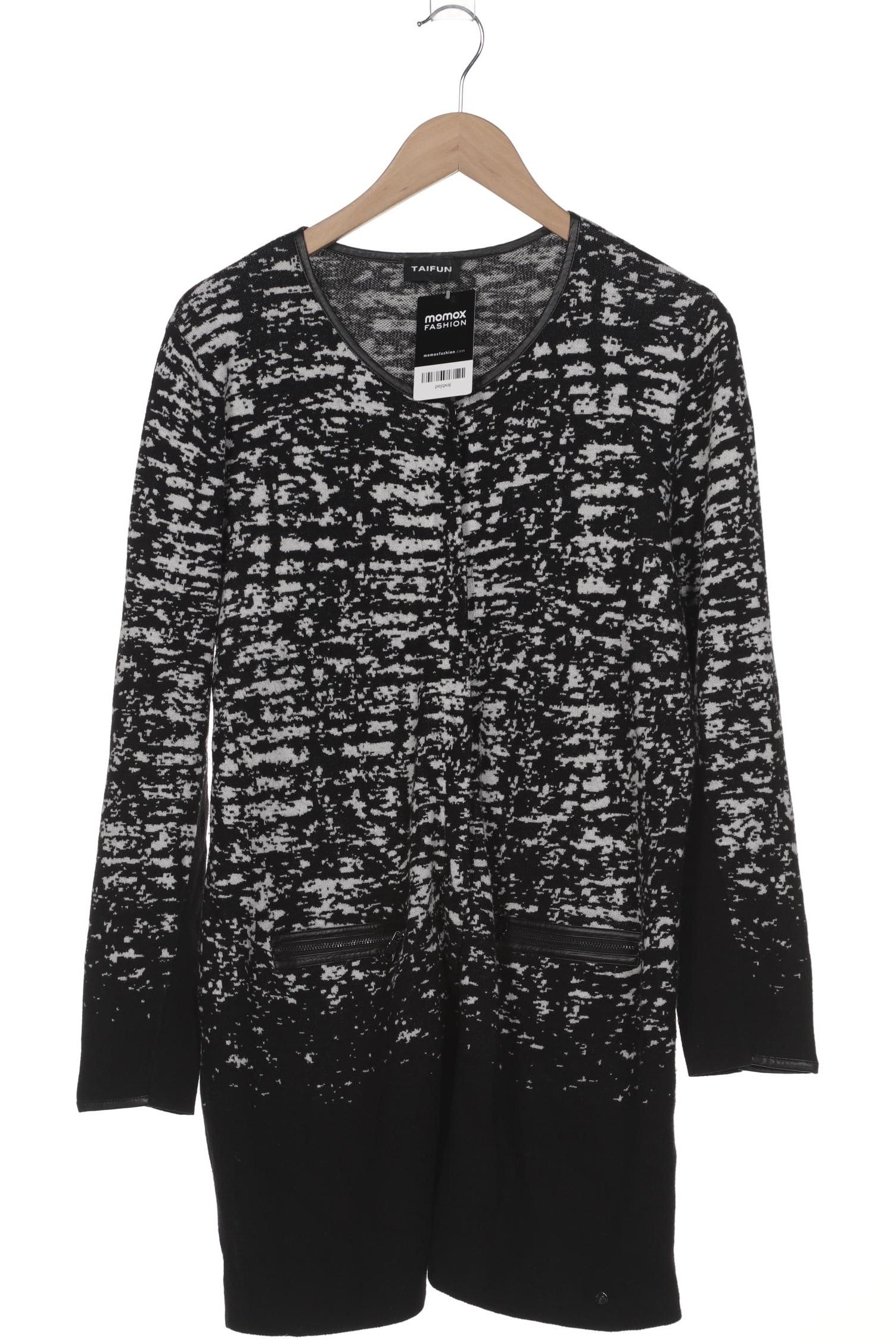 

Taifun Damen Strickjacke, schwarz, Gr. 44