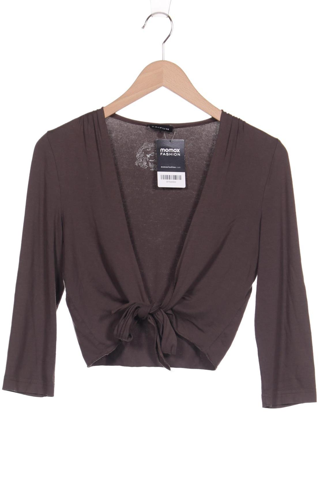 

Taifun Damen Strickjacke, braun, Gr. 36