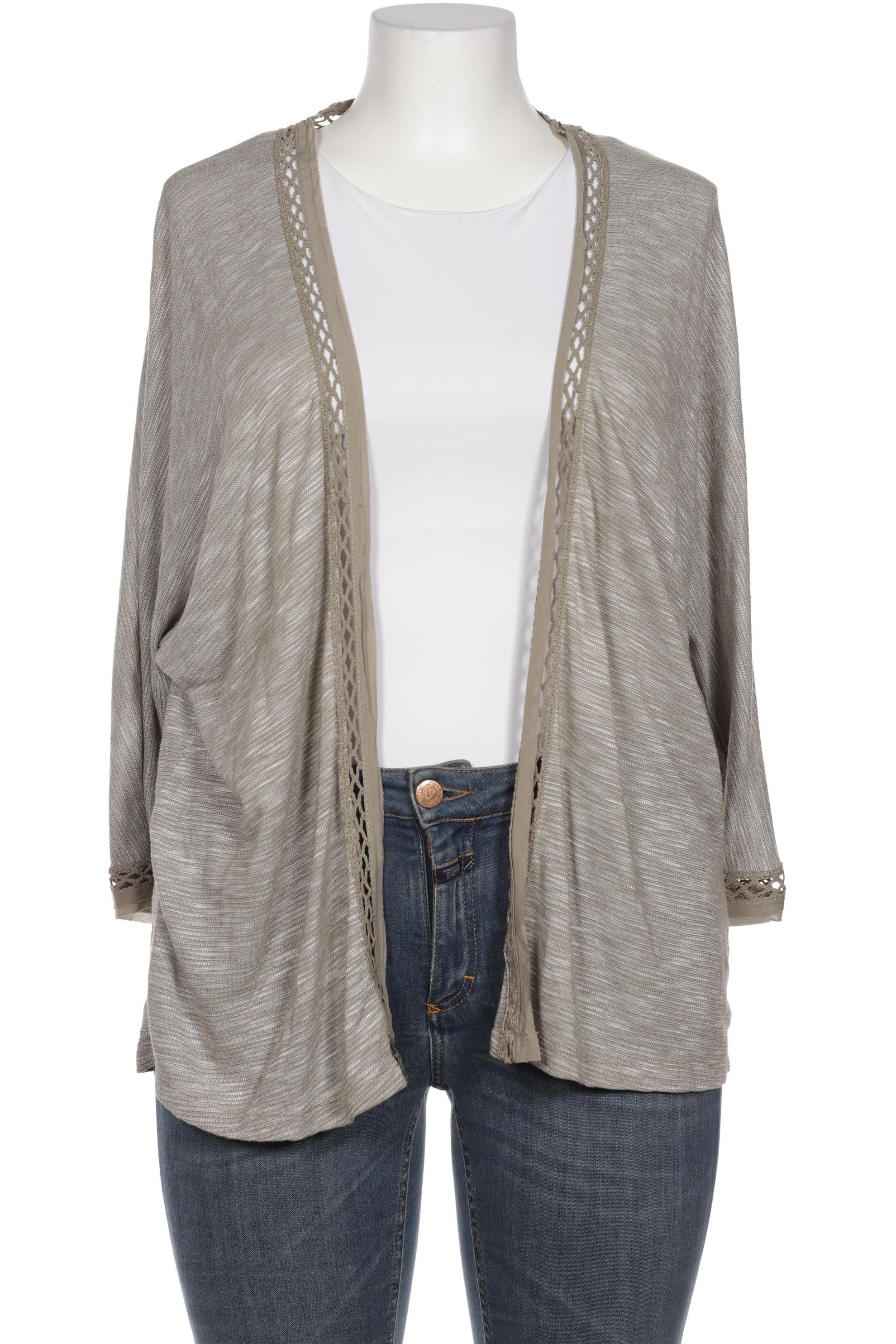 

Taifun Damen Strickjacke, grün, Gr. 44