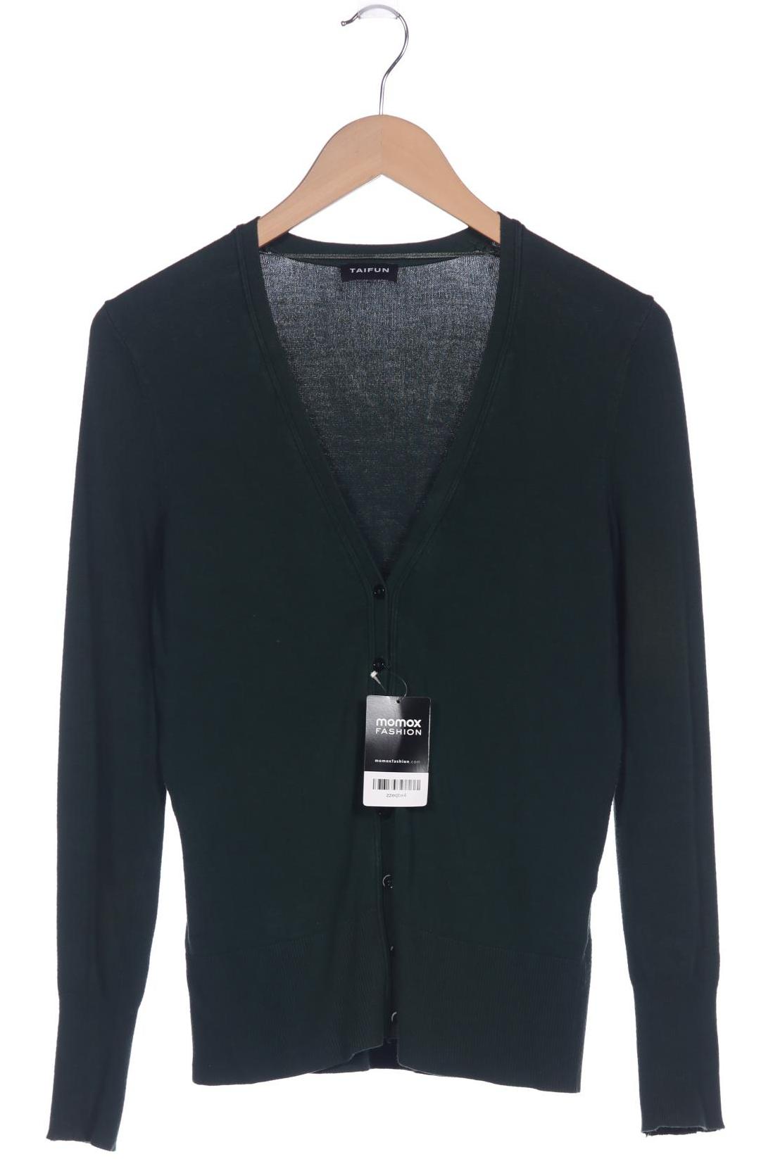 

Taifun Damen Strickjacke, grün, Gr. 40
