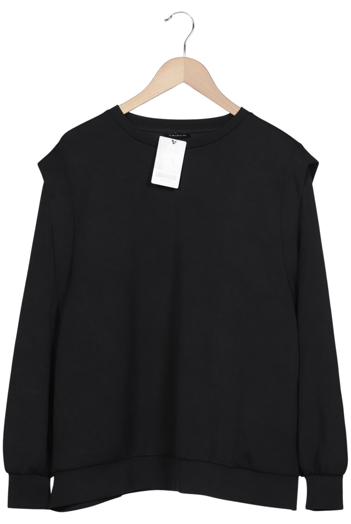

Taifun Damen Sweatshirt, schwarz, Gr. 52