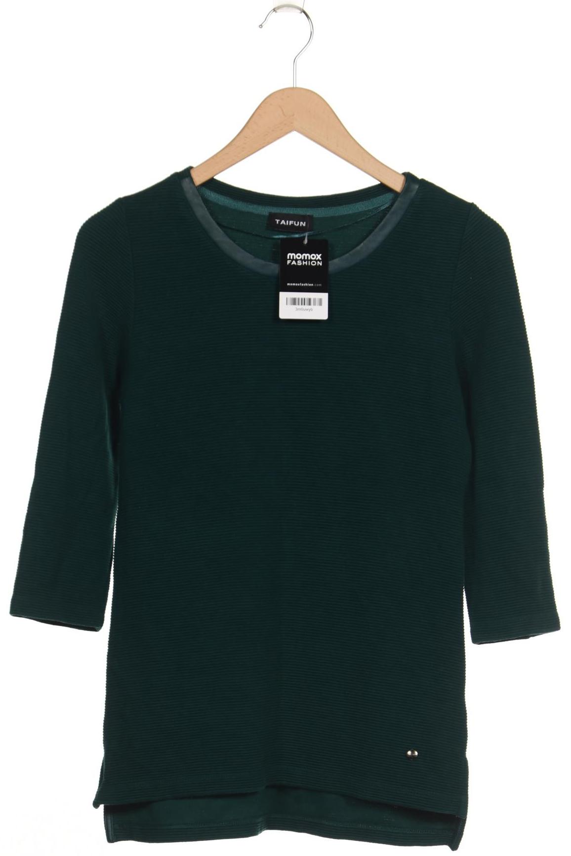

Taifun Damen Sweatshirt, grün, Gr. 38