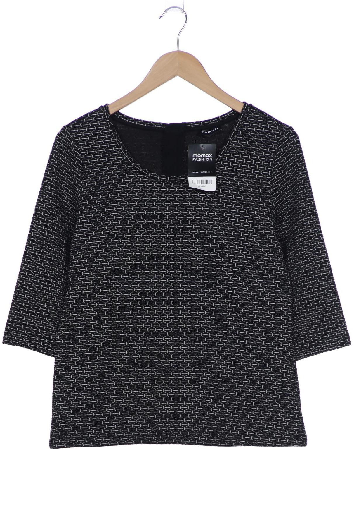 

Taifun Damen Sweatshirt, schwarz, Gr. 38
