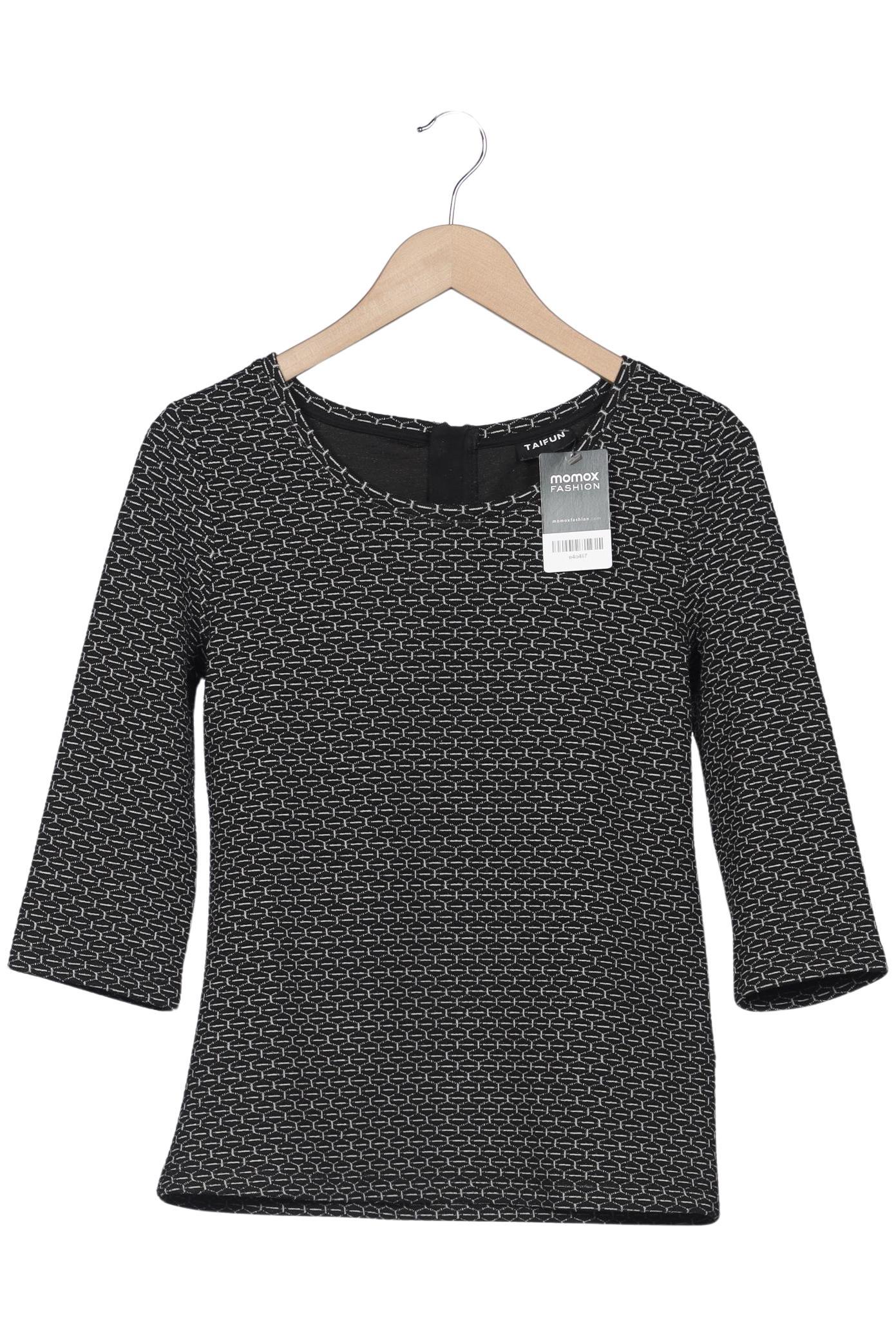 

Taifun Damen Sweatshirt, schwarz, Gr. 38