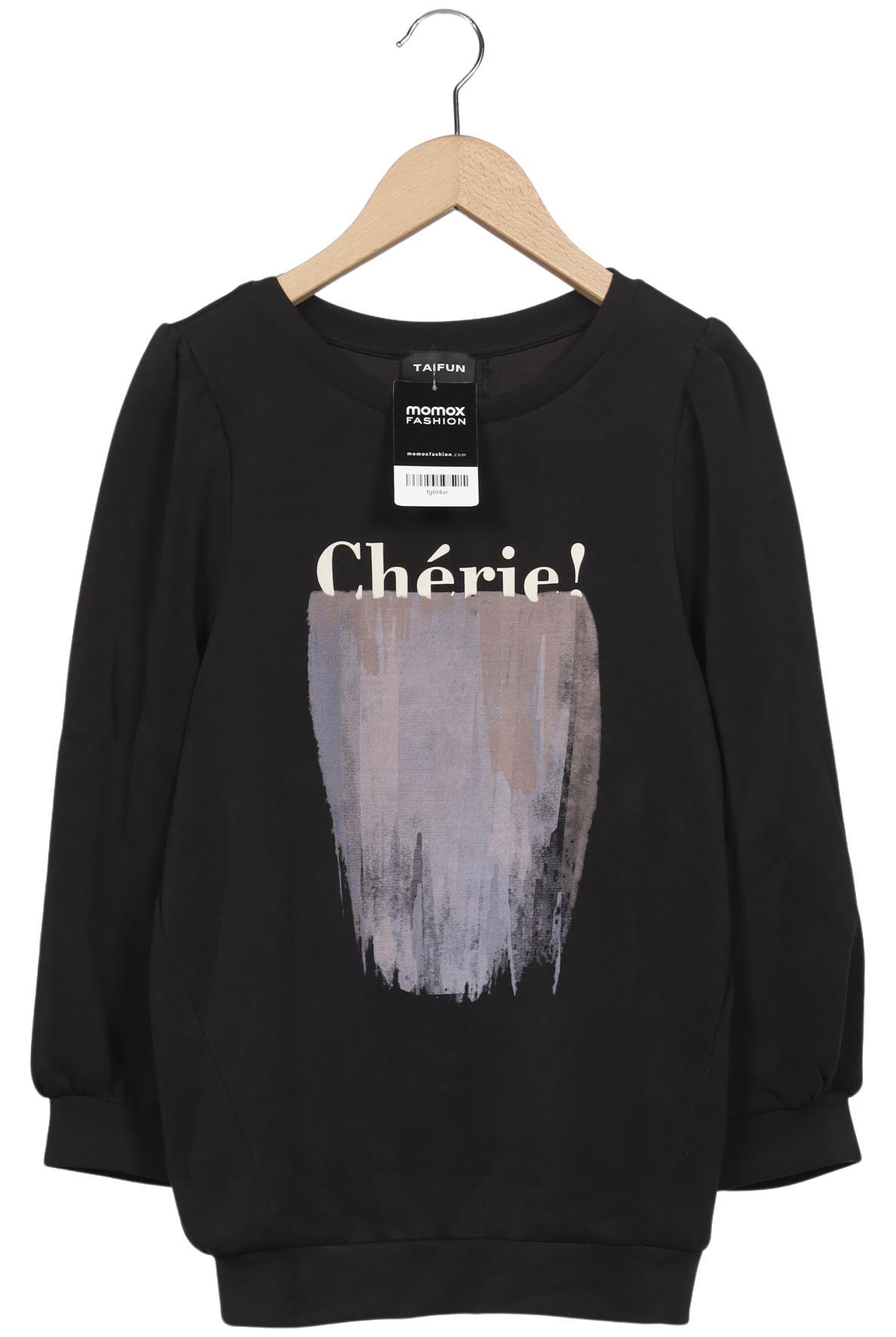 

Taifun Damen Sweatshirt, schwarz, Gr. 36