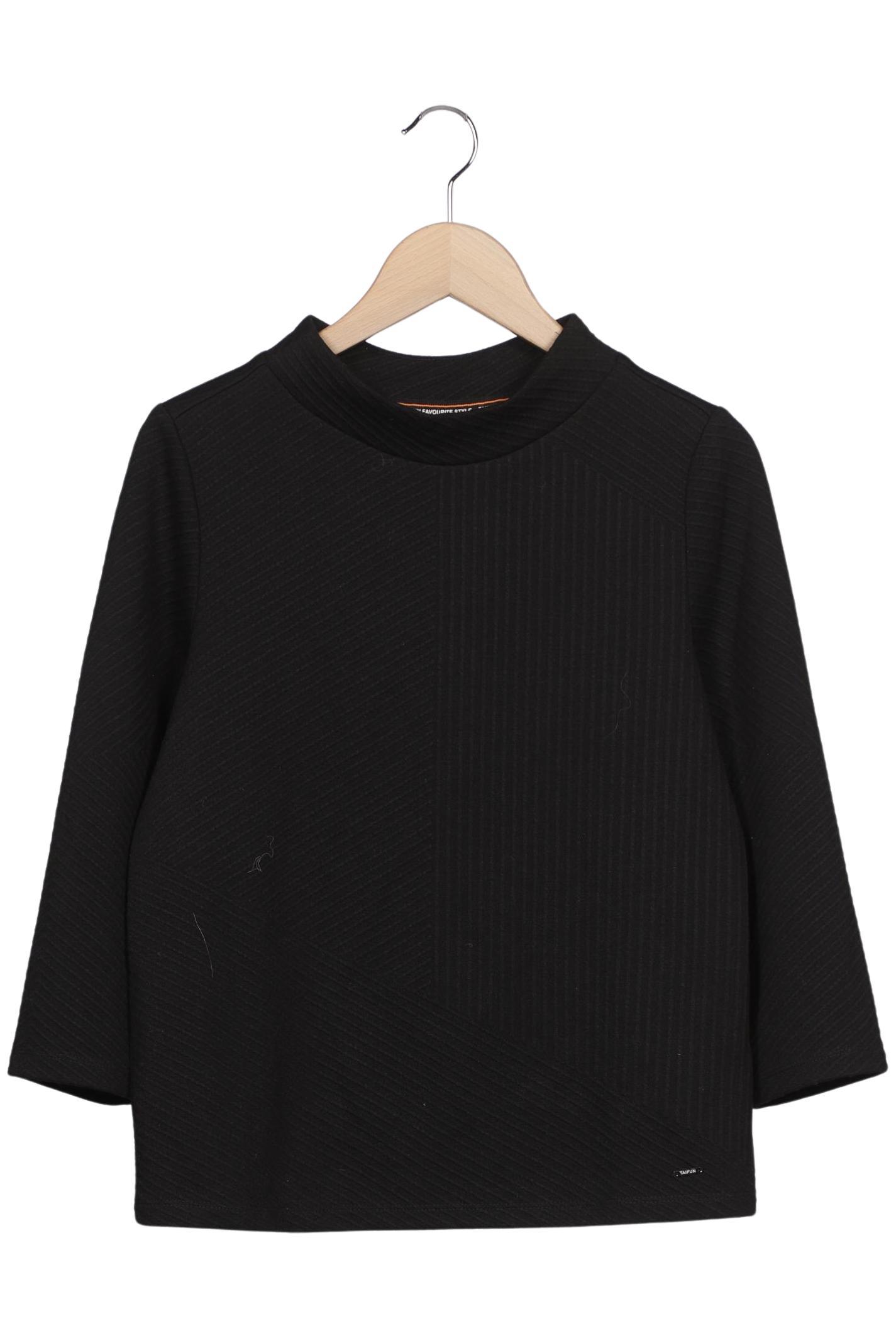 

Taifun Damen Sweatshirt, schwarz, Gr. 38