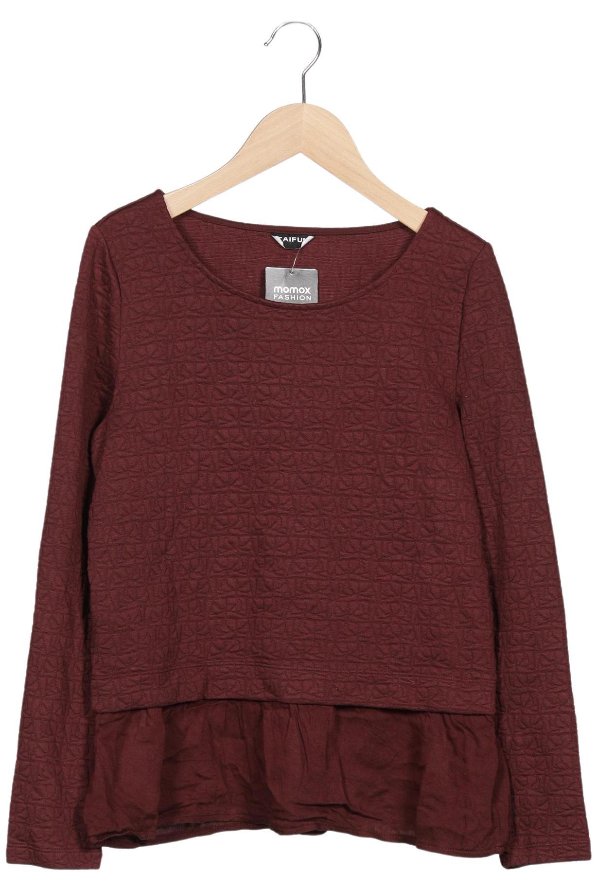 

Taifun Damen Sweatshirt, bordeaux, Gr. 36