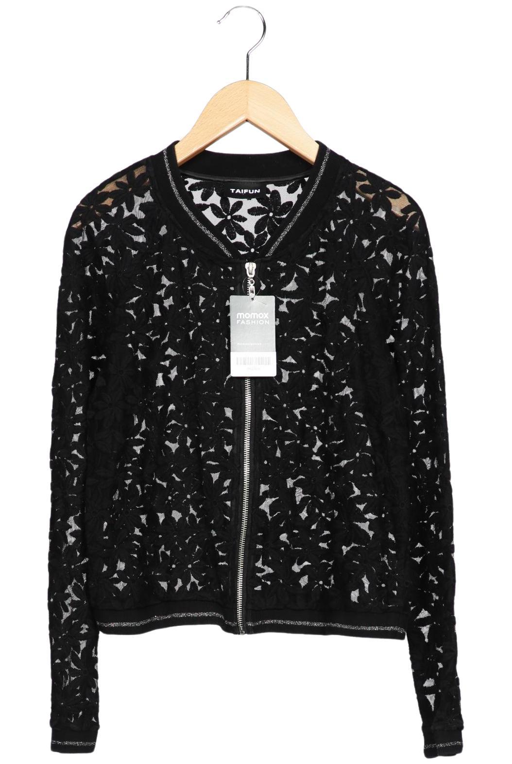 

Taifun Damen Sweatshirt, schwarz, Gr. 38