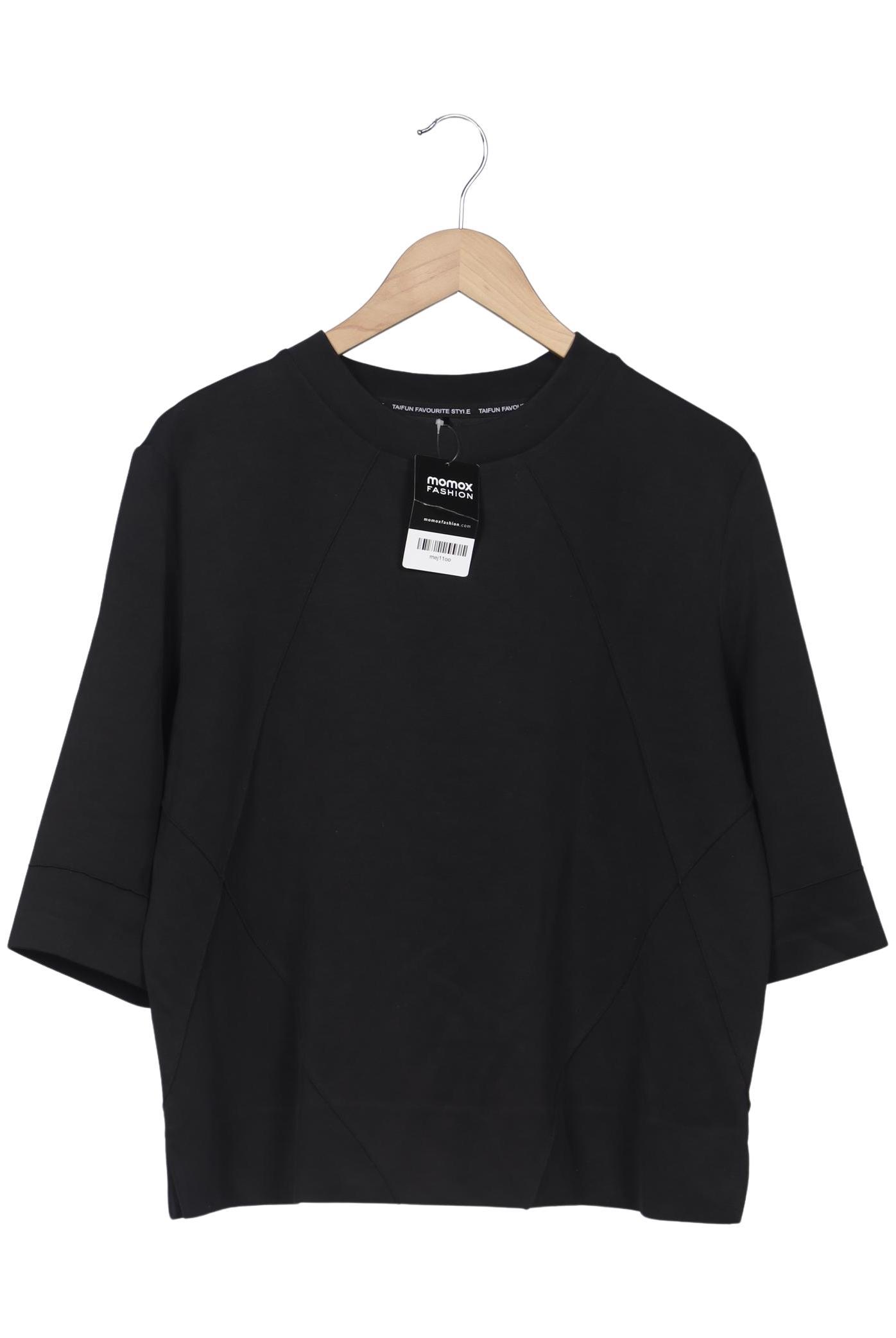 

Taifun Damen Sweatshirt, schwarz, Gr. 42