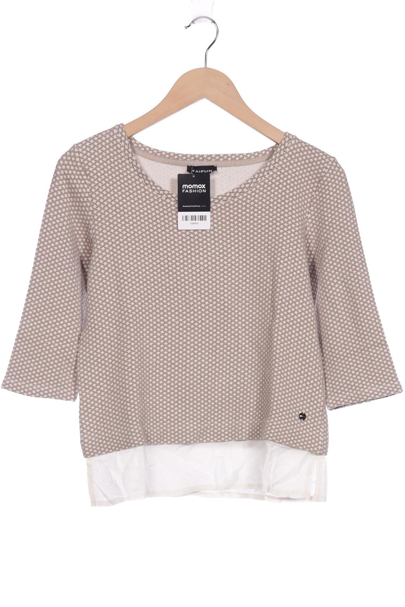 

Taifun Damen Sweatshirt, braun, Gr. 36