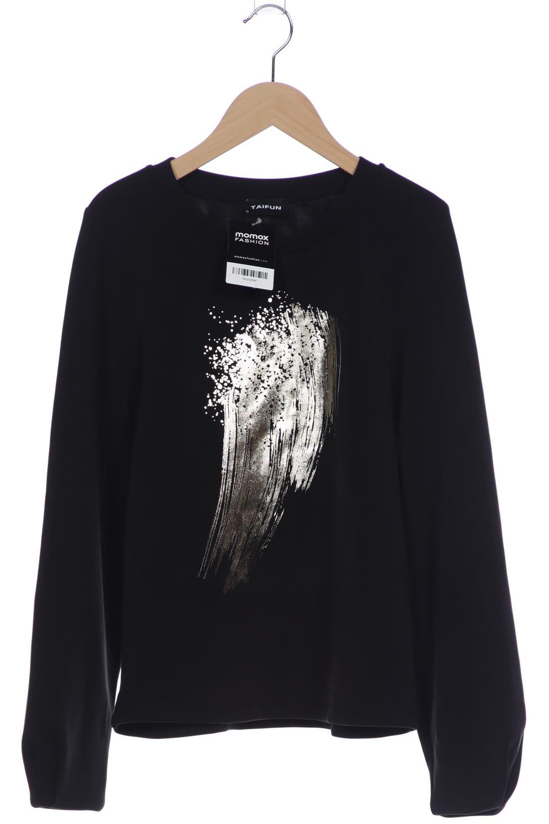 

Taifun Damen Sweatshirt, schwarz, Gr. 36