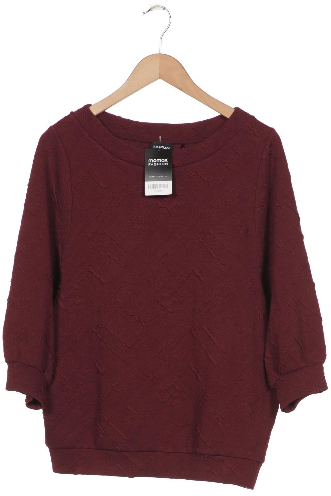 

Taifun Damen Sweatshirt, bordeaux, Gr. 40
