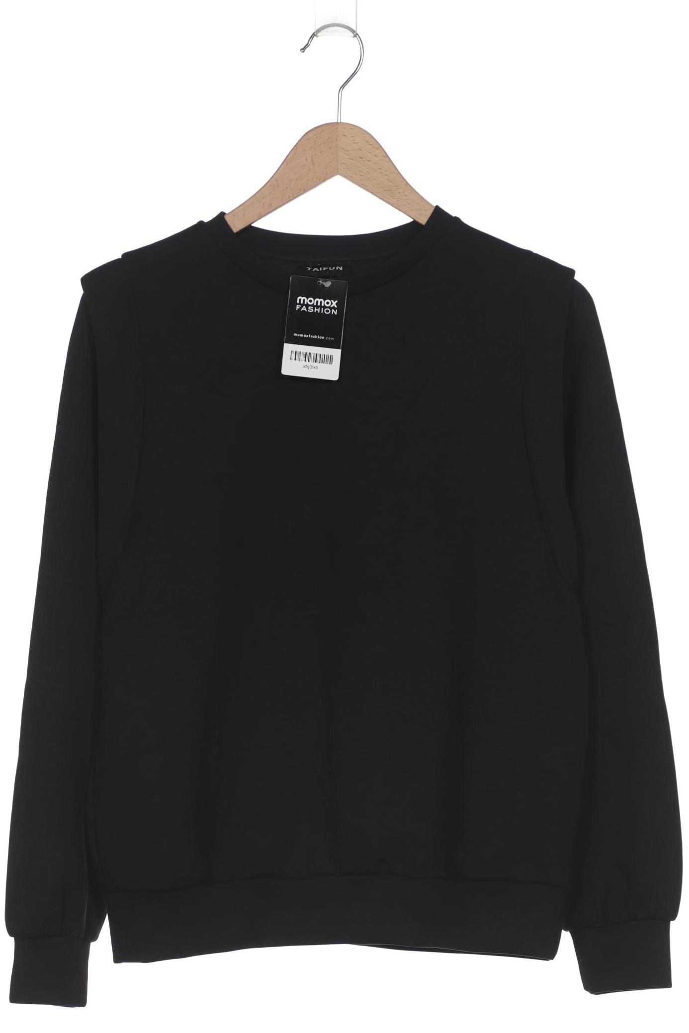 

Taifun Damen Sweatshirt, schwarz, Gr. 38