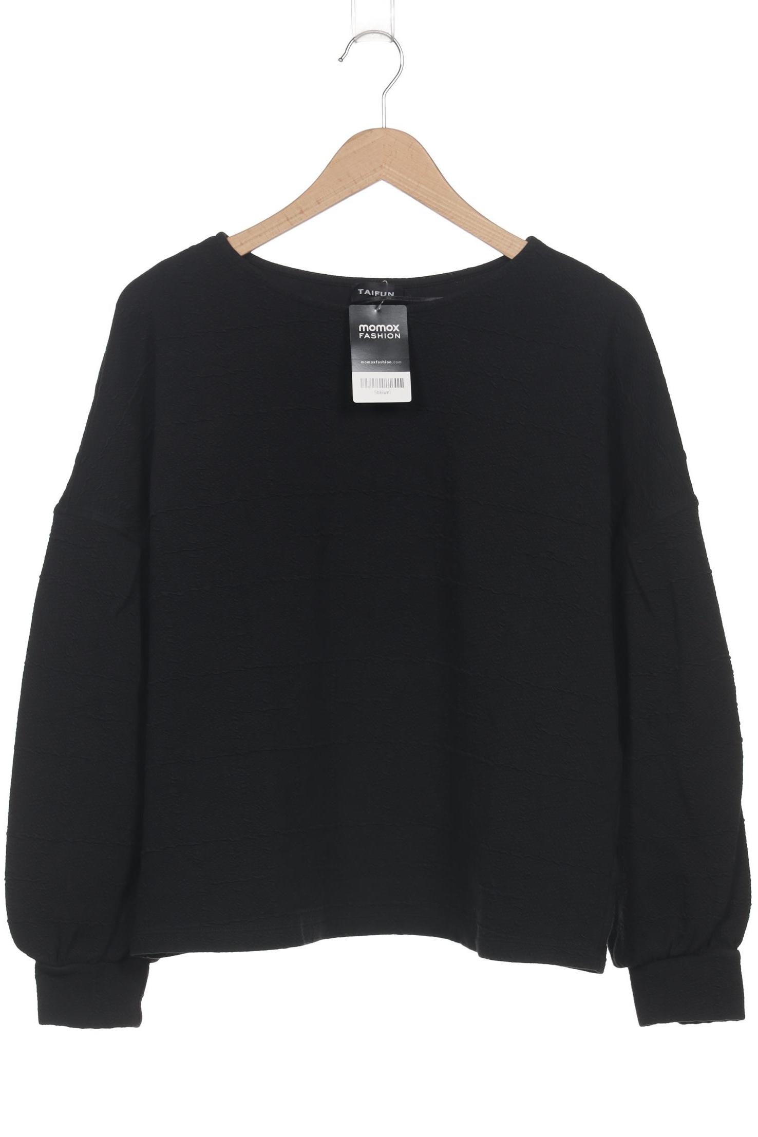 

Taifun Damen Sweatshirt, schwarz, Gr. 44