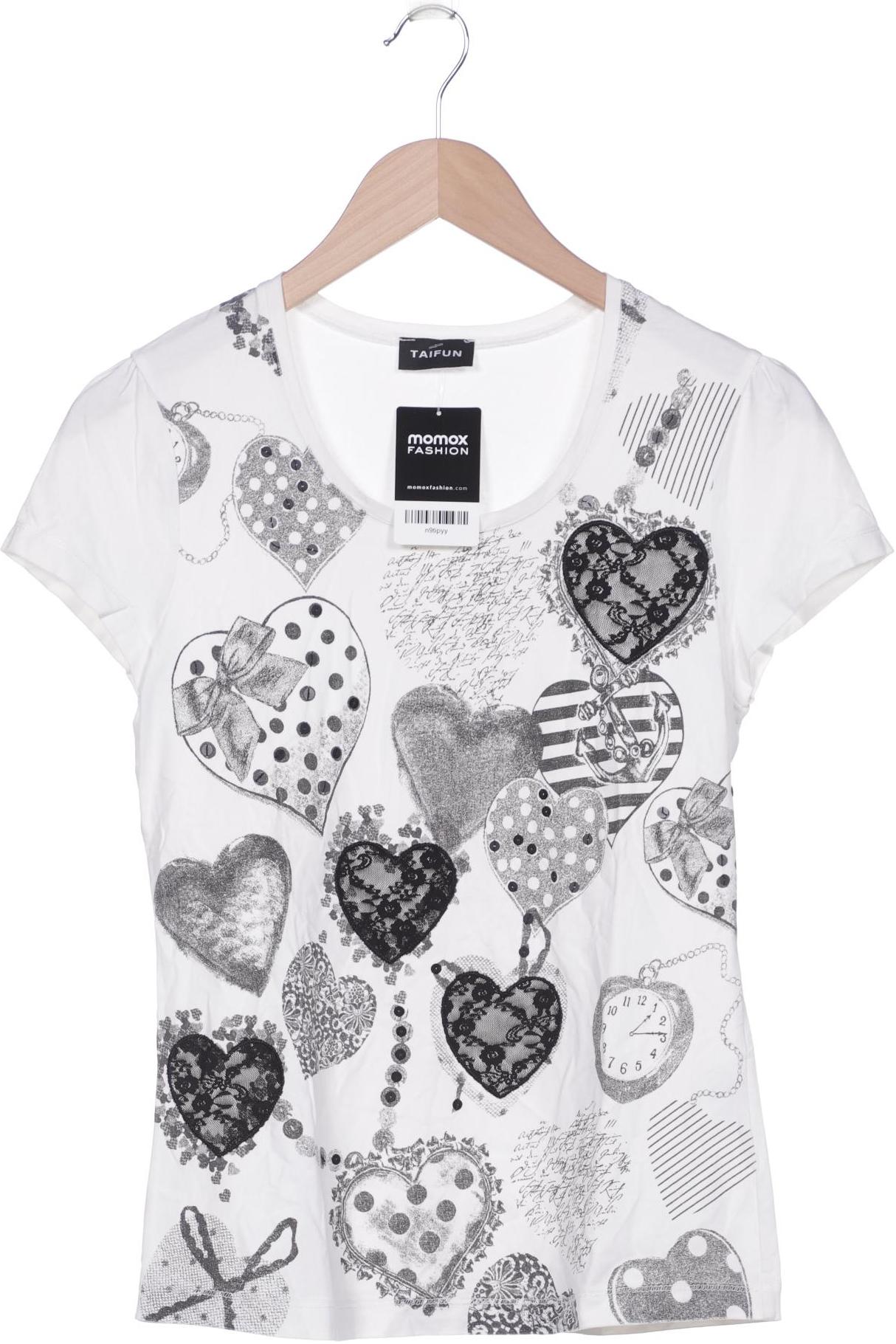 

TAIFUN Damen T-Shirt, cremeweiß