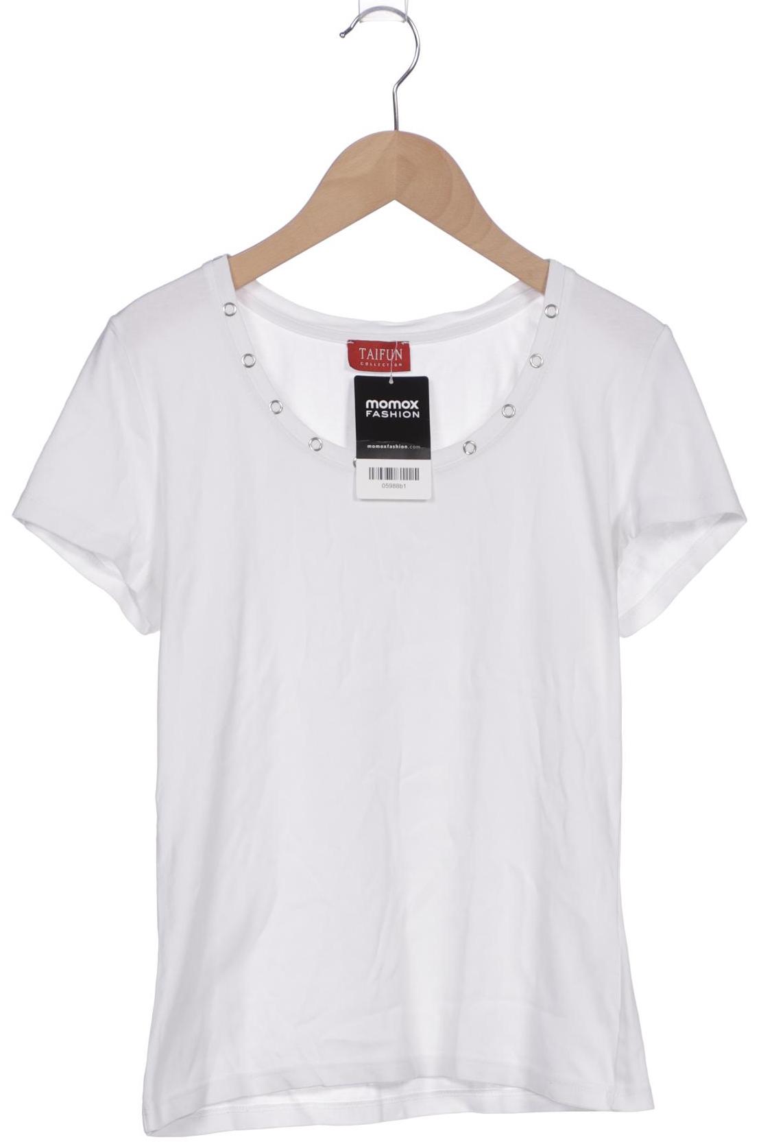 

Taifun Damen T-Shirt, weiß, Gr. 38