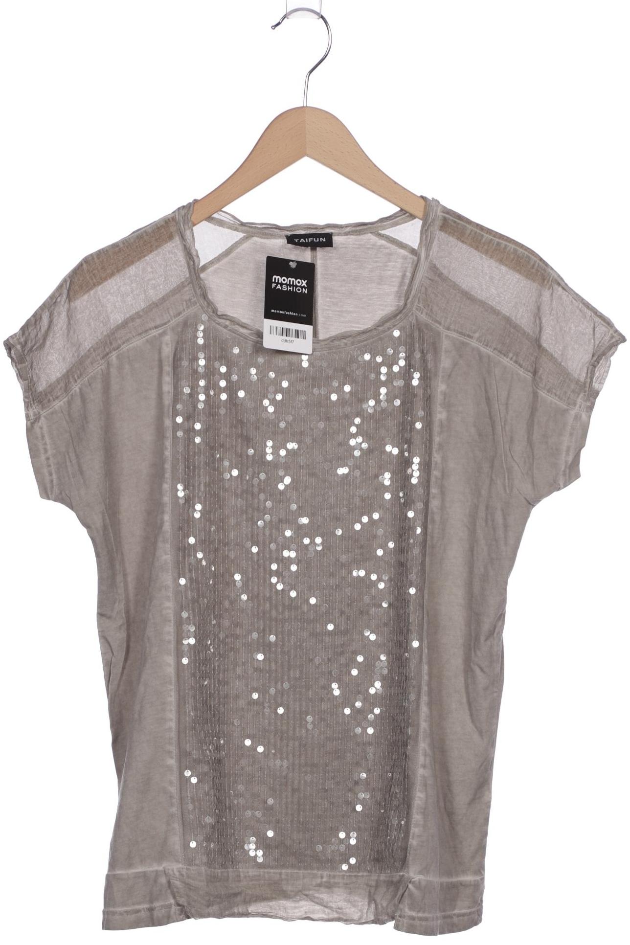 

Taifun Damen T-Shirt, grau, Gr. 36