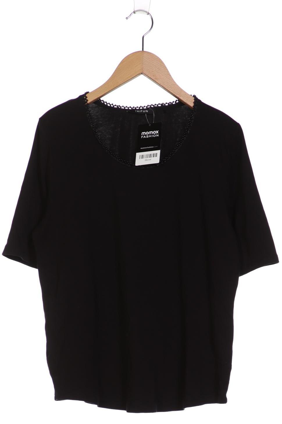 

Taifun Damen T-Shirt, schwarz, Gr. 40