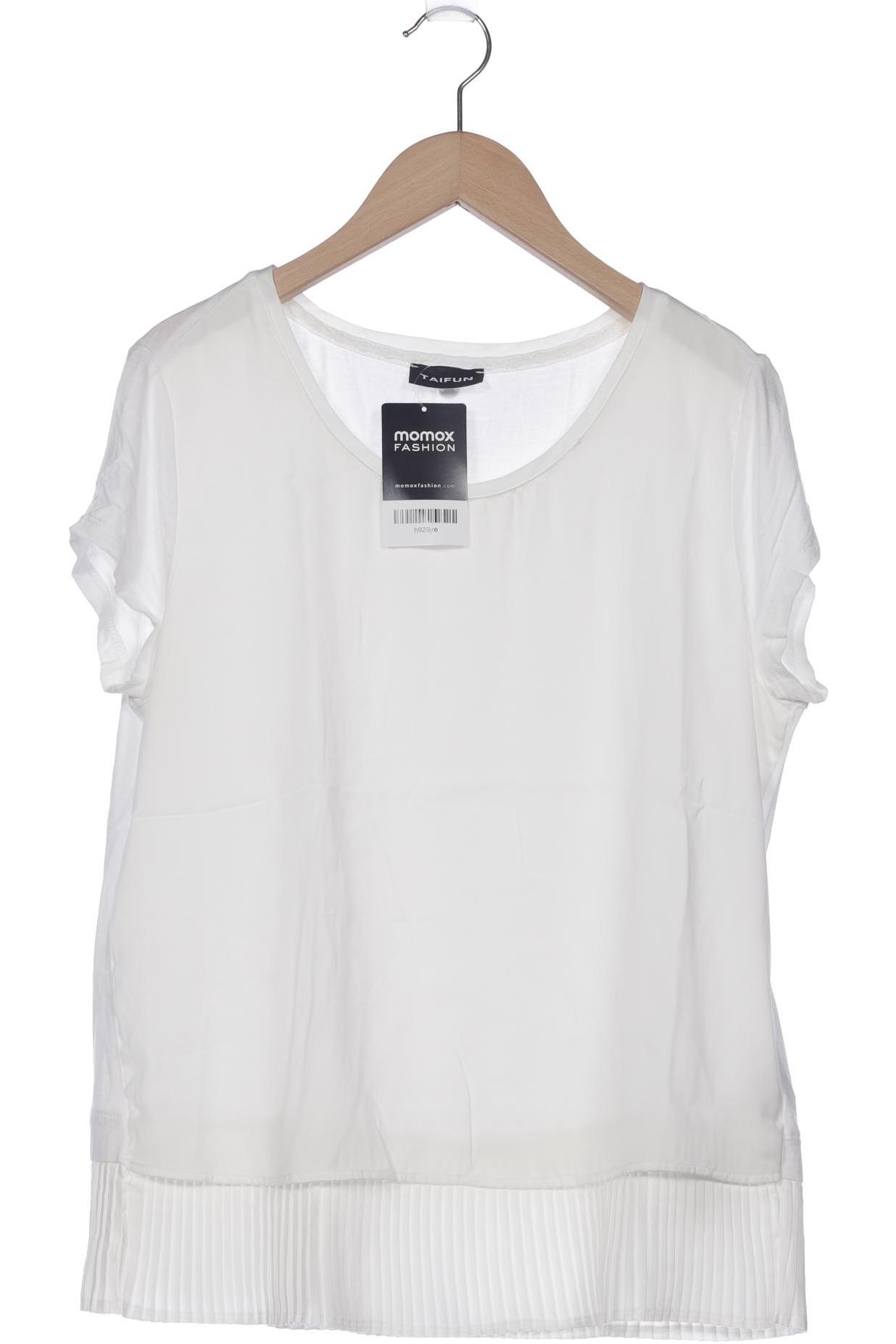 

Taifun Damen T-Shirt, weiß, Gr. 38