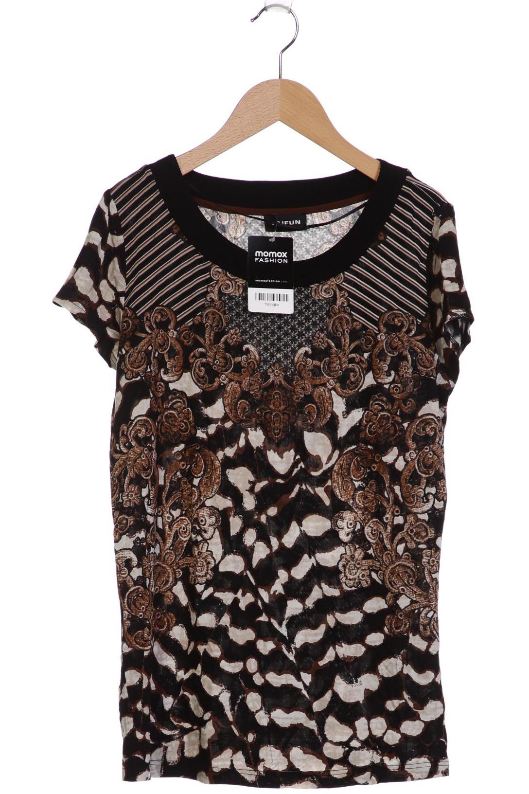 

Taifun Damen T-Shirt, schwarz, Gr. 40