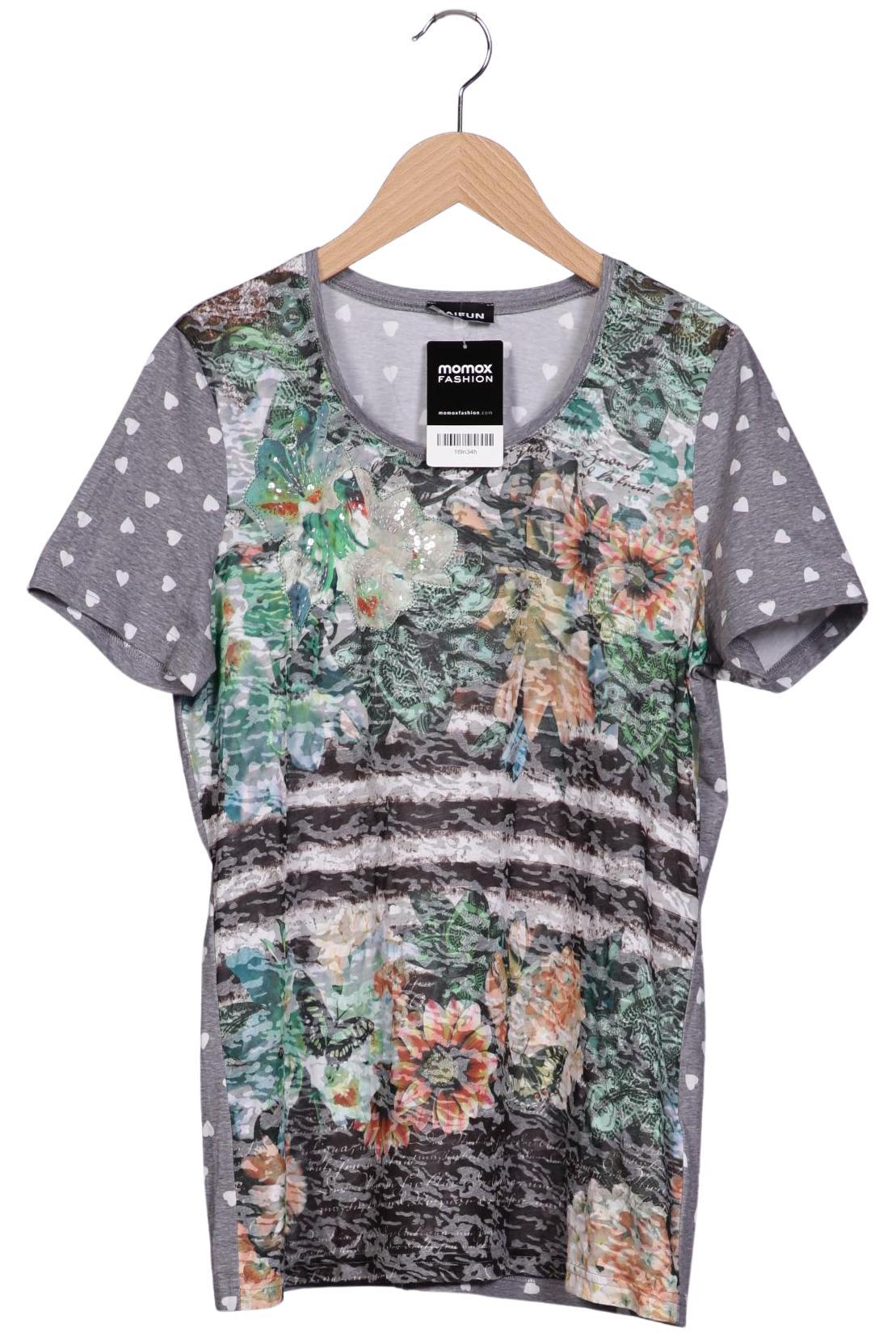 

Taifun Damen T-Shirt, grau, Gr. 40