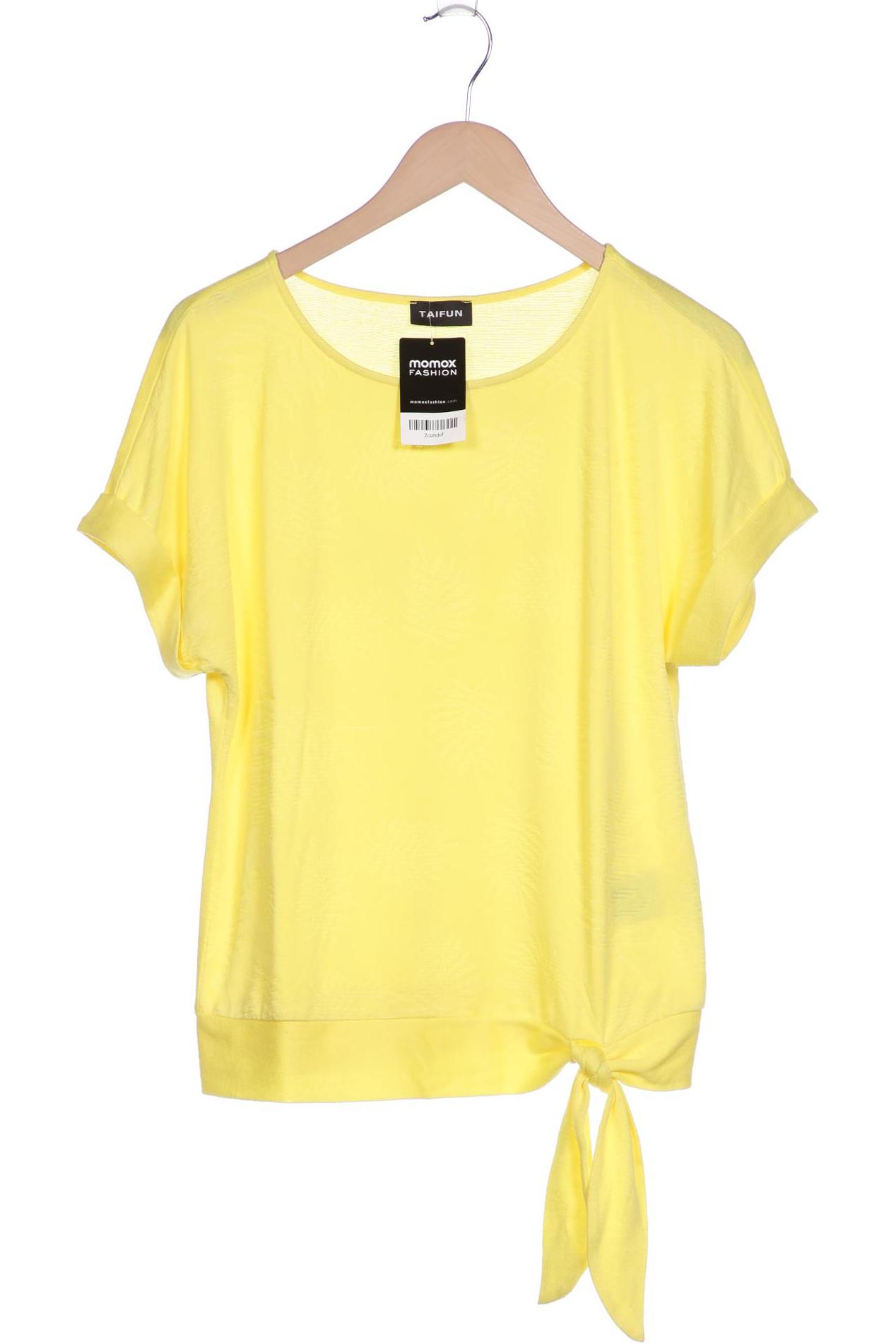 

Taifun Damen T-Shirt, gelb, Gr. 36