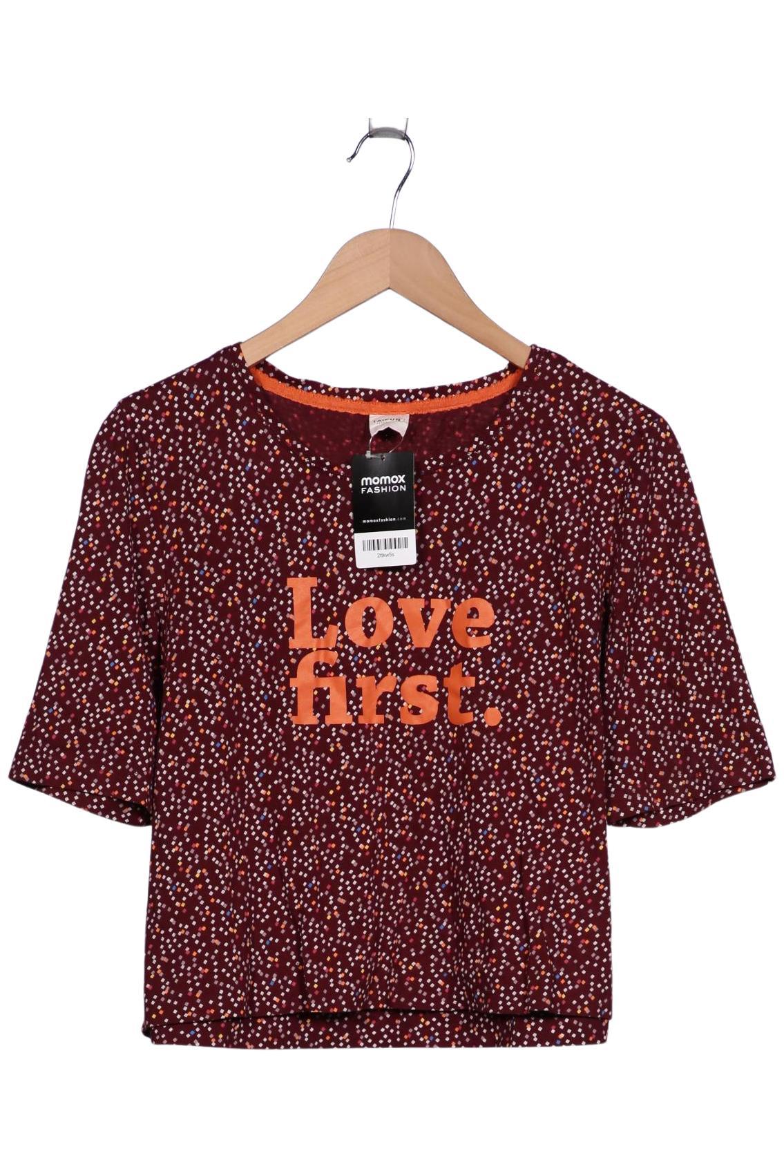 

Taifun Damen T-Shirt, bordeaux, Gr. 36