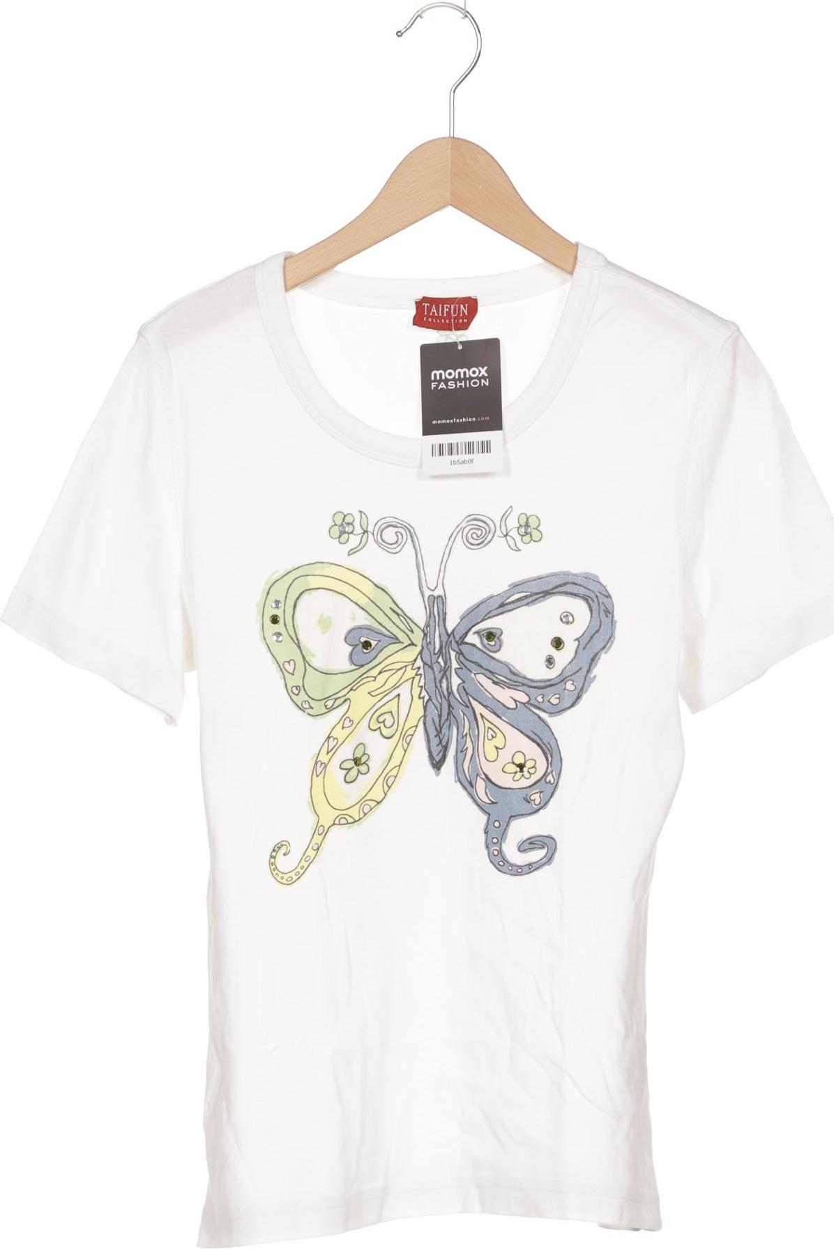 

Taifun Damen T-Shirt, weiß, Gr. 40