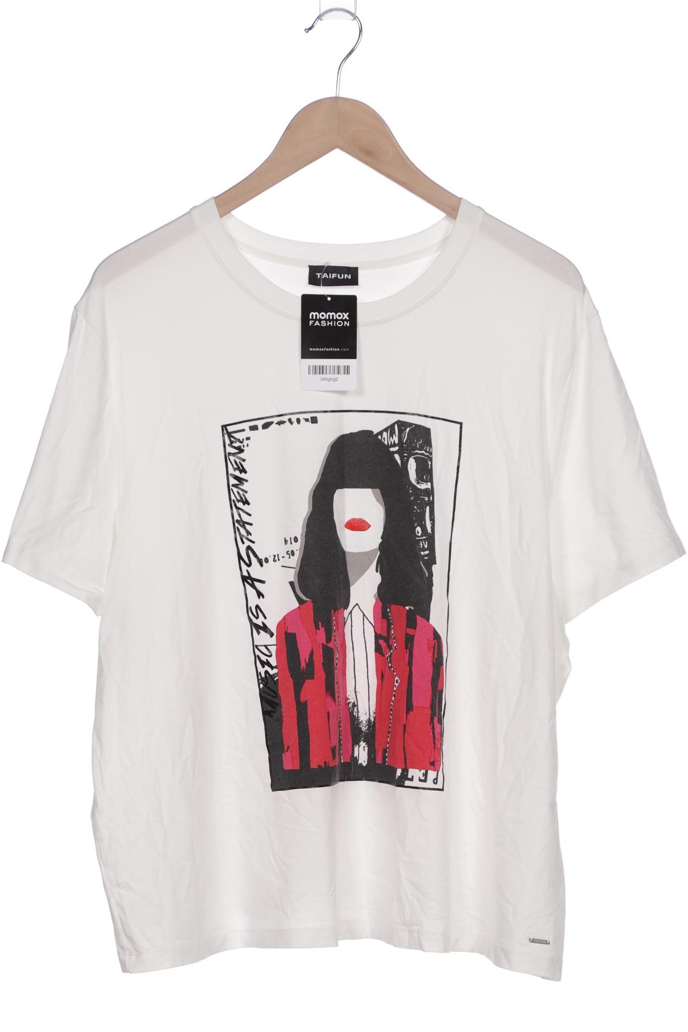 

Taifun Damen T-Shirt, weiß, Gr. 48