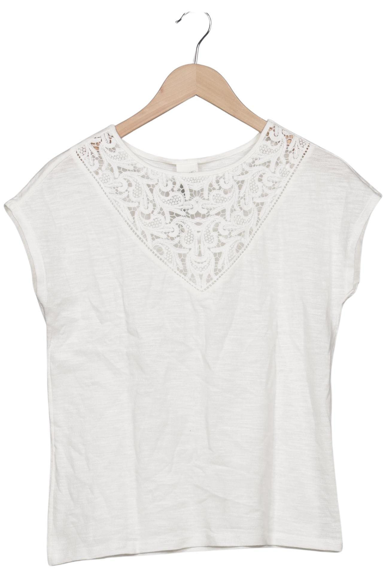 

Taifun Damen T-Shirt, weiß, Gr. 34