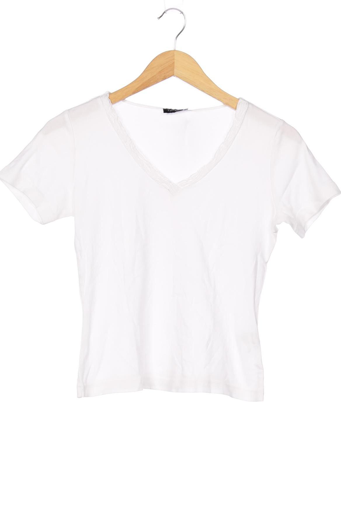 

Taifun Damen T-Shirt, weiß, Gr. 36