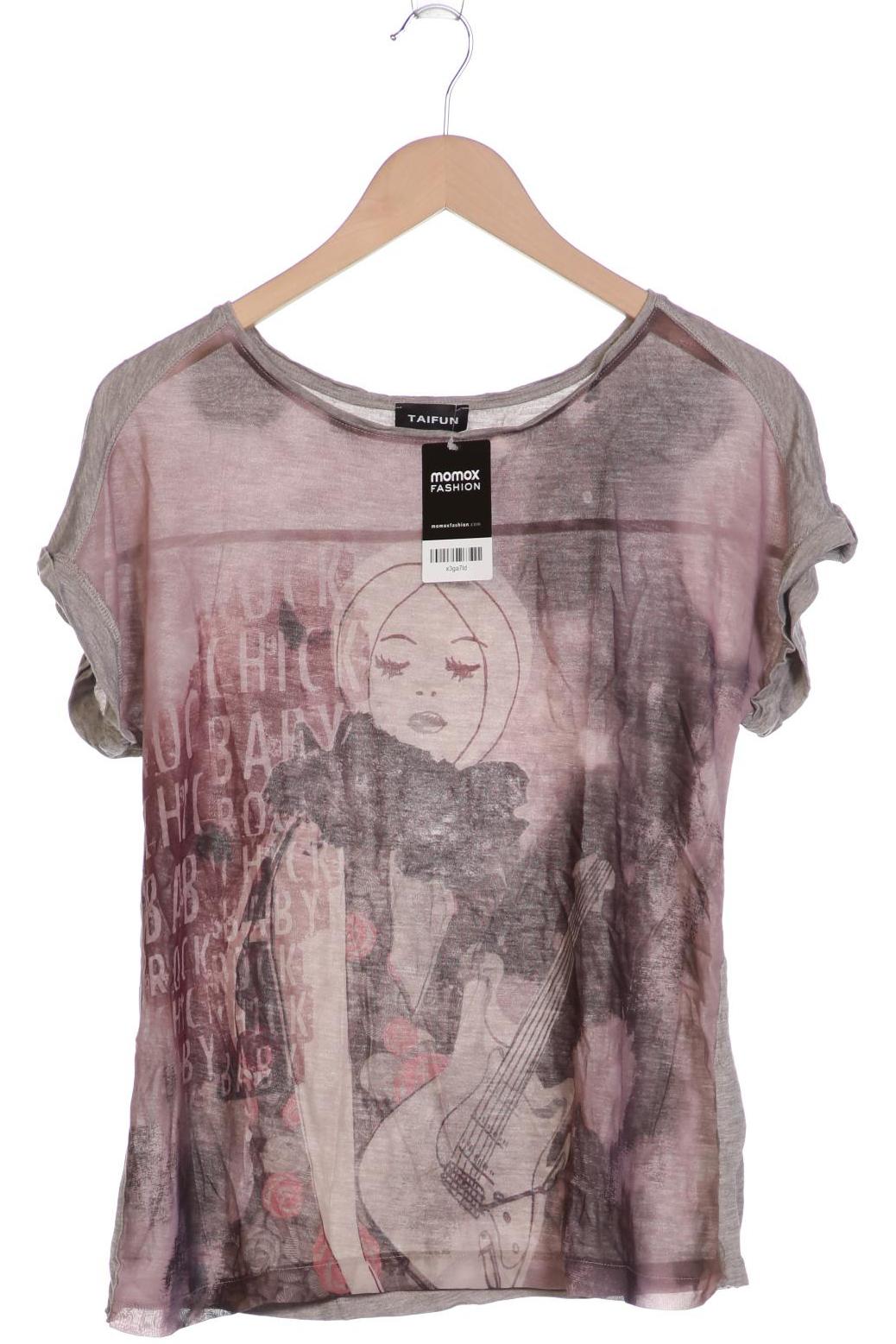 

Taifun Damen T-Shirt, braun, Gr. 38
