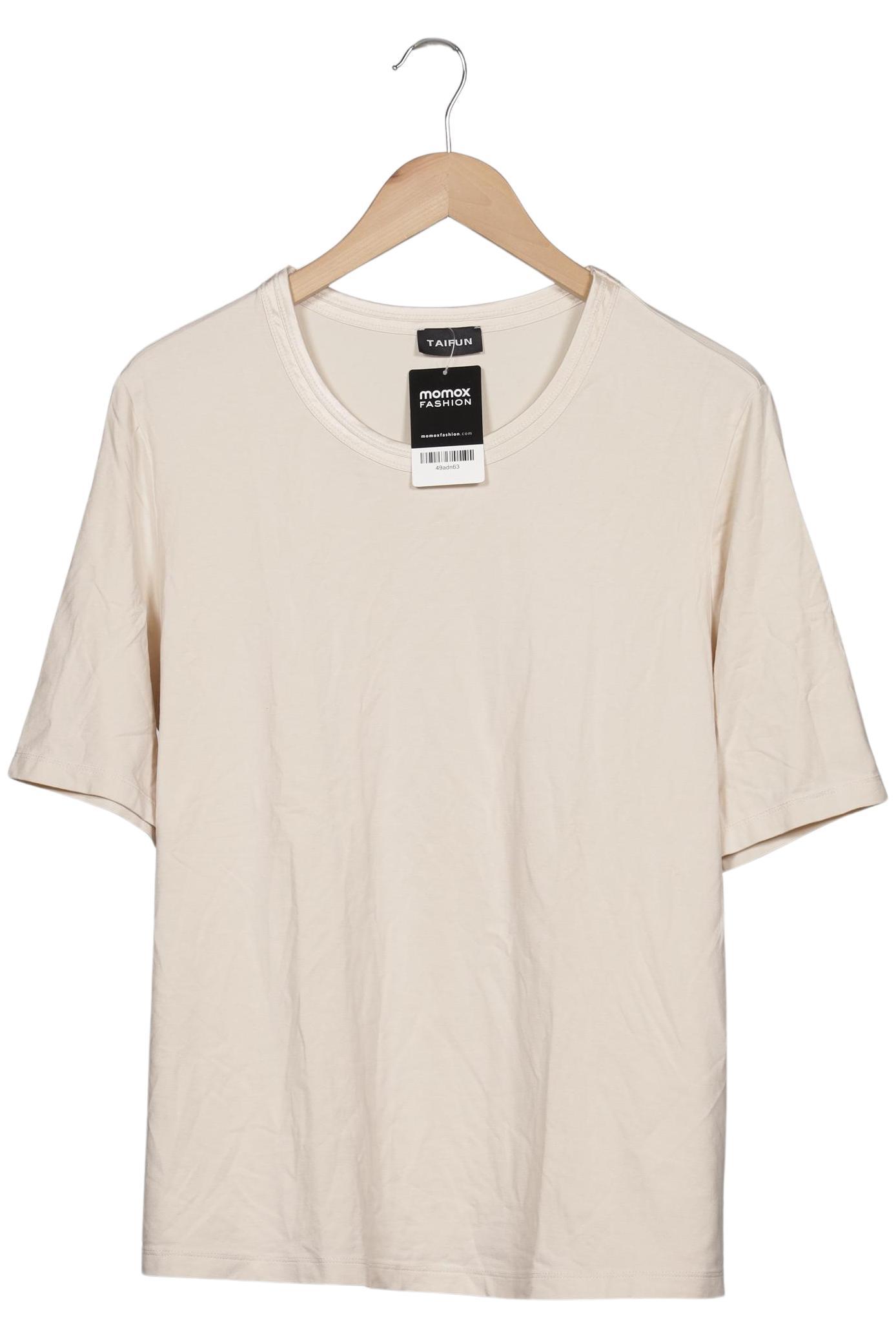 

Taifun Damen T-Shirt, cremeweiß, Gr. 46