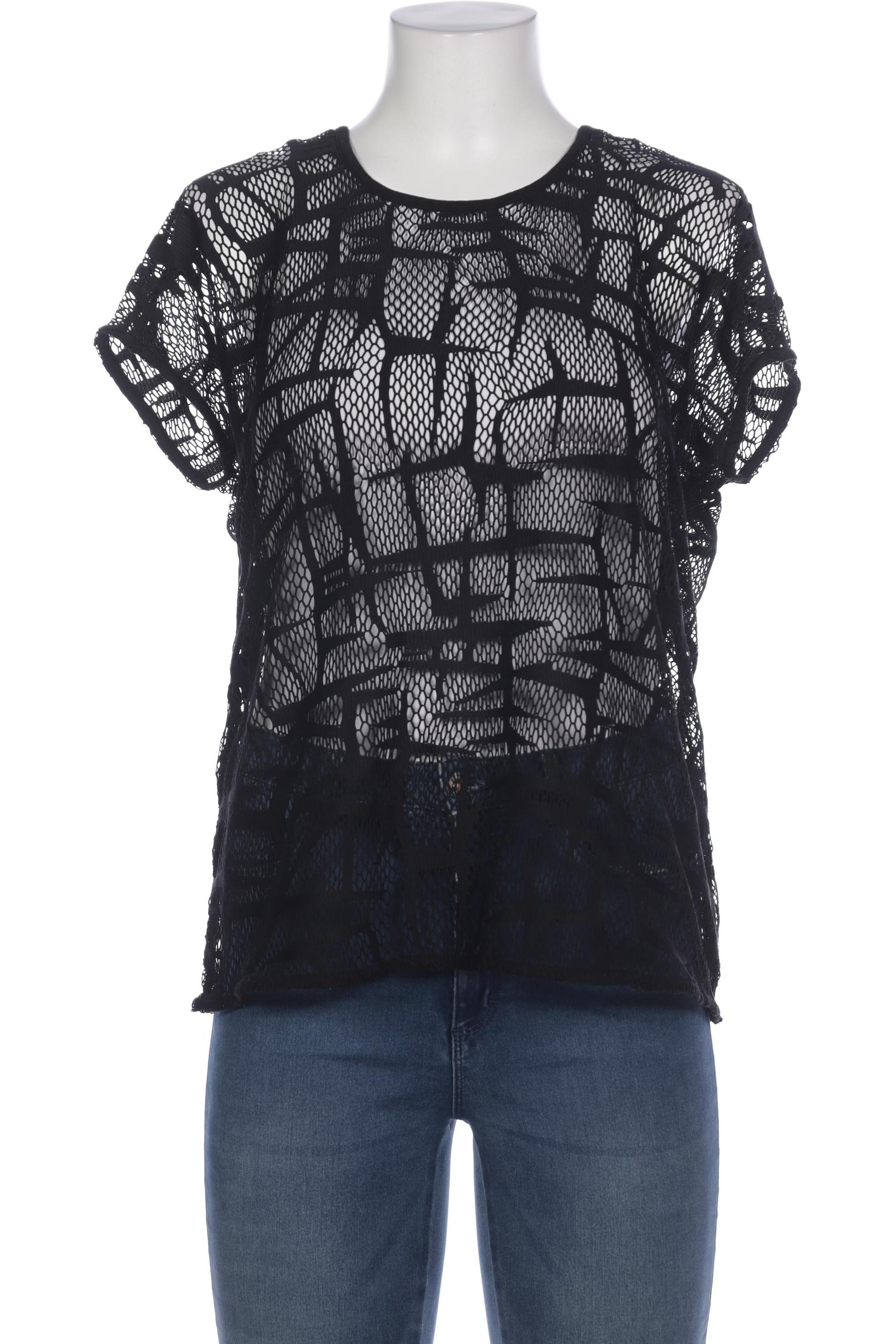 

Taifun Damen T-Shirt, schwarz, Gr. 38