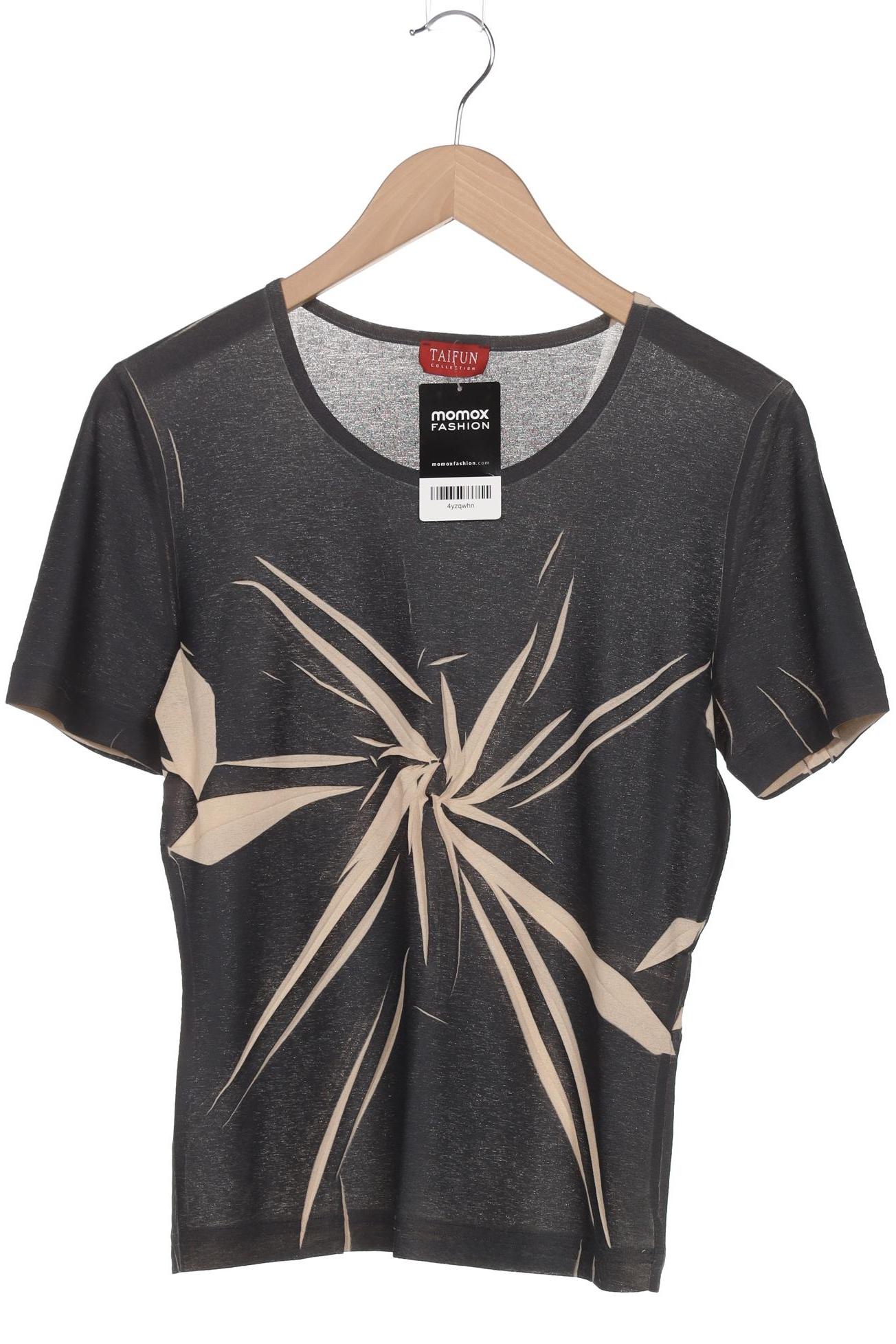 

Taifun Damen T-Shirt, schwarz, Gr. 38