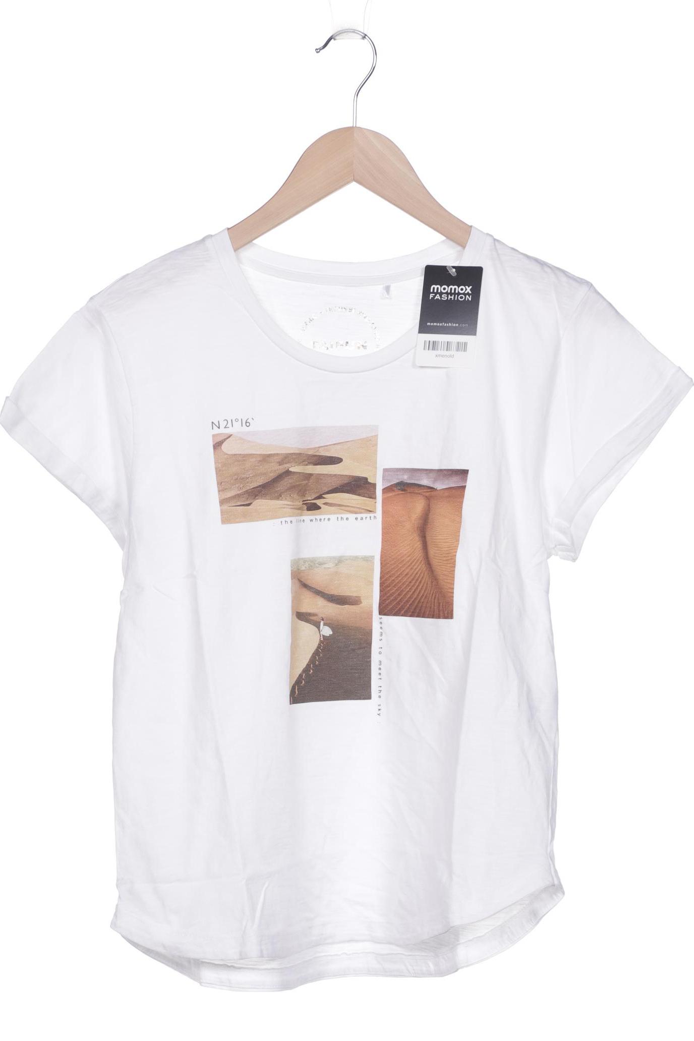 

TAIFUN Damen T-Shirt, weiß