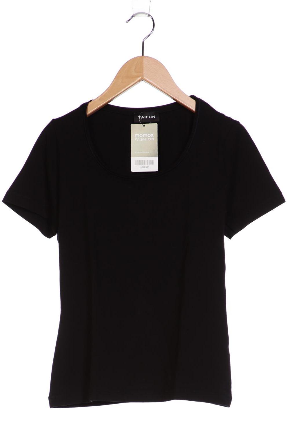 

Taifun Damen T-Shirt, schwarz, Gr. 36