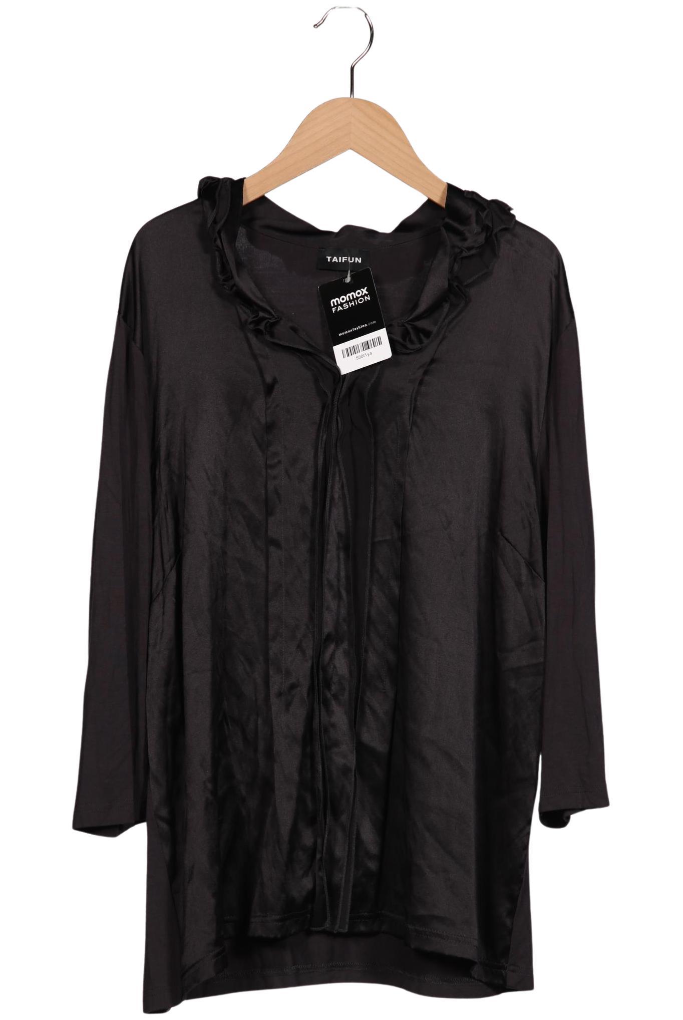 

Taifun Damen T-Shirt, schwarz, Gr. 44