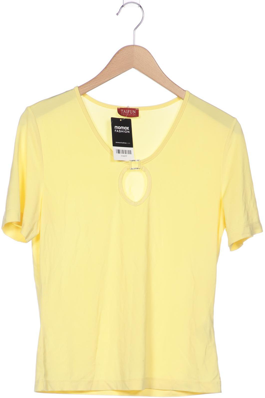 

Taifun Damen T-Shirt, gelb, Gr. 38