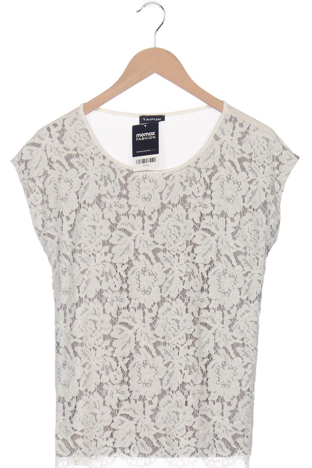 

Taifun Damen T-Shirt, weiß, Gr. 36