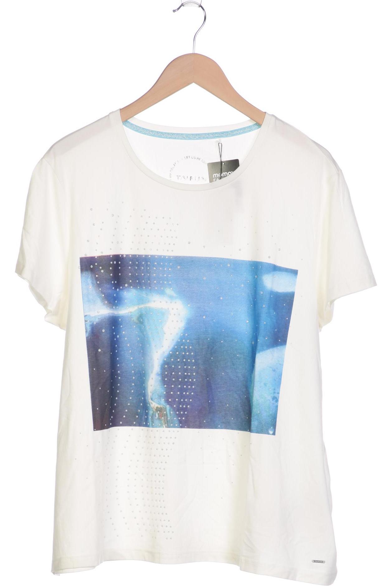 

TAIFUN Damen T-Shirt, weiß